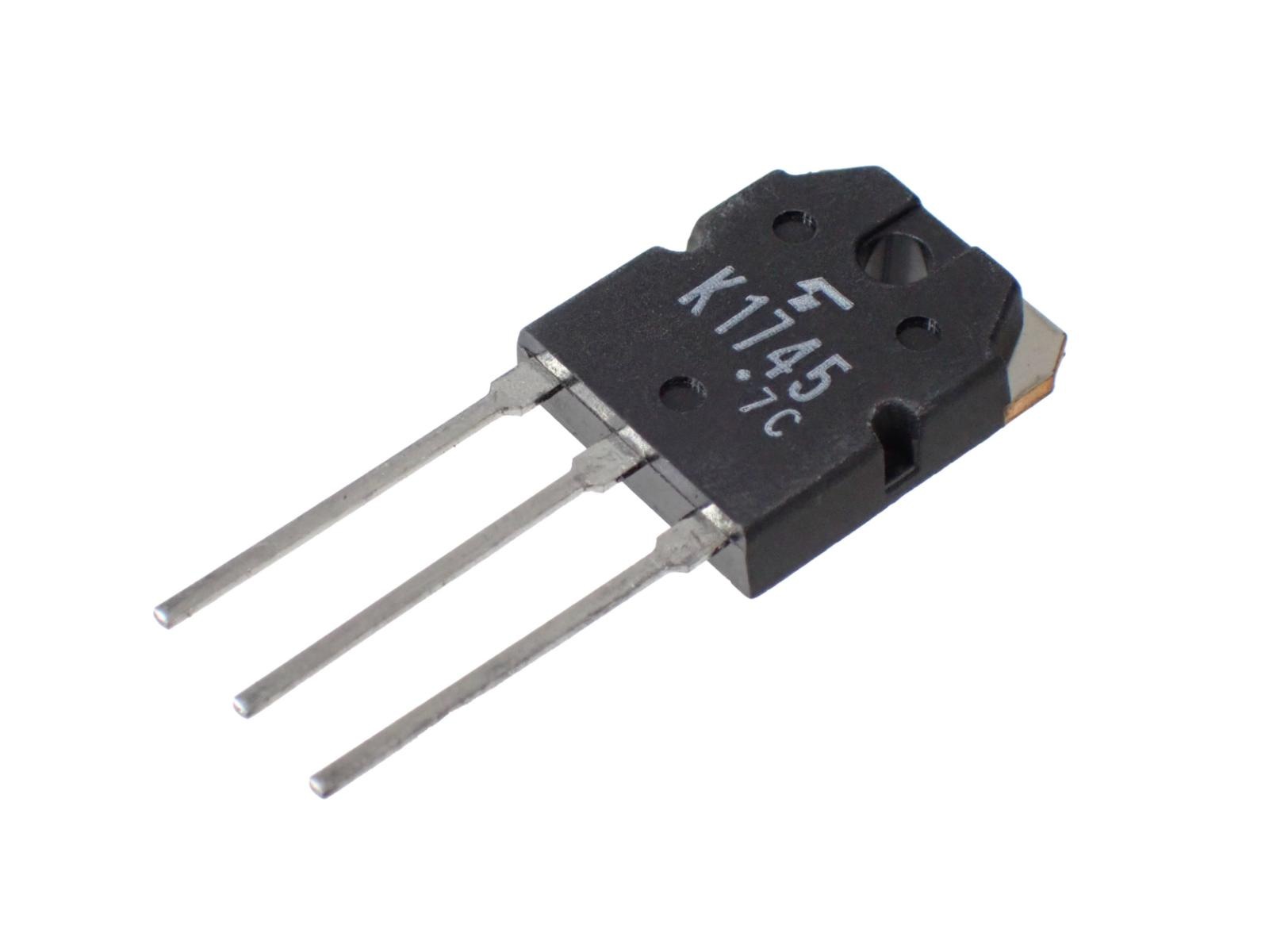 TOSHIBA Silicon N Channel MOS FET 500V 18A K1745 2SK1745 (2個セット)|部品|カテゴリ別