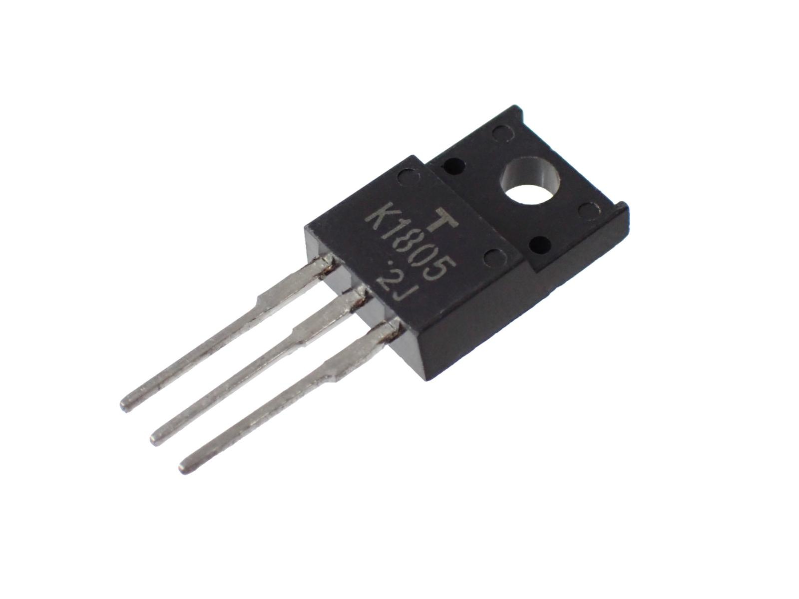 TOSHIBA Silicon N Channel MOS FET トランジスタ K1805 2SK1805 (5個セット)|部品|カテゴリ別