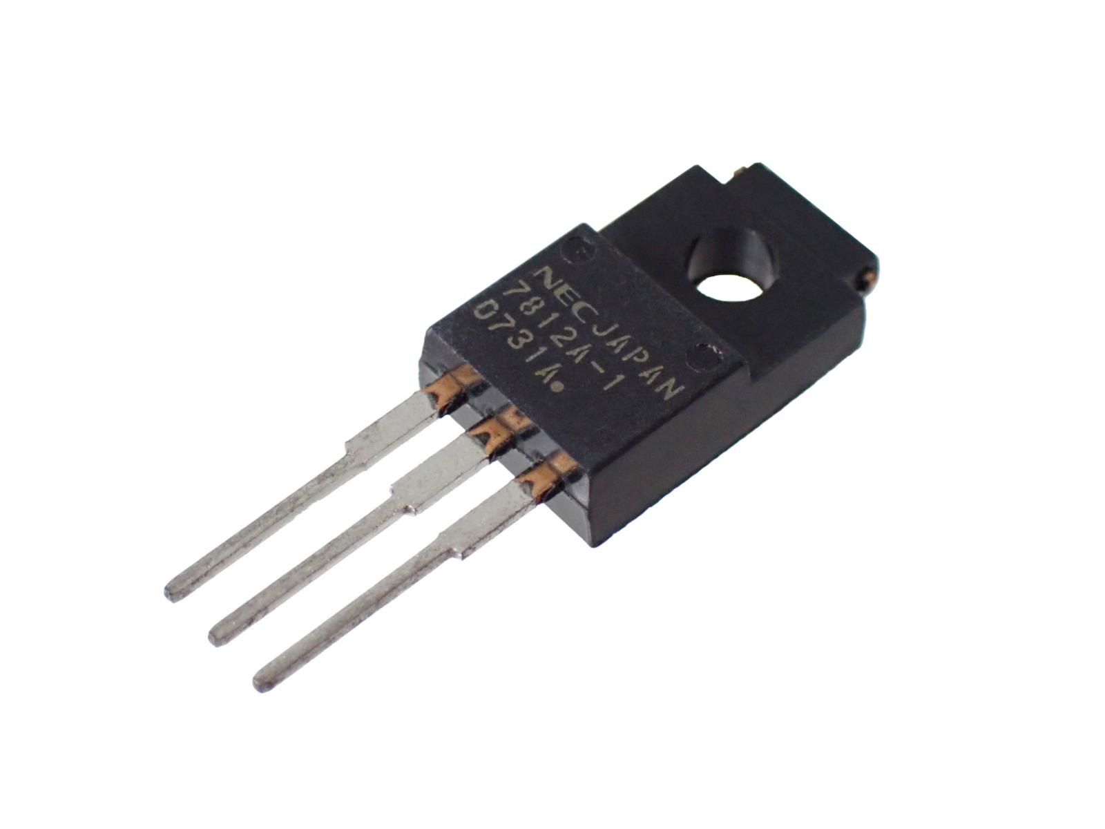 NEC 三端子 レギュレータ 12V 2.8mA 7812A-1 UPC7812AHF-1-AZ (5個セット)|部品|カテゴリ別