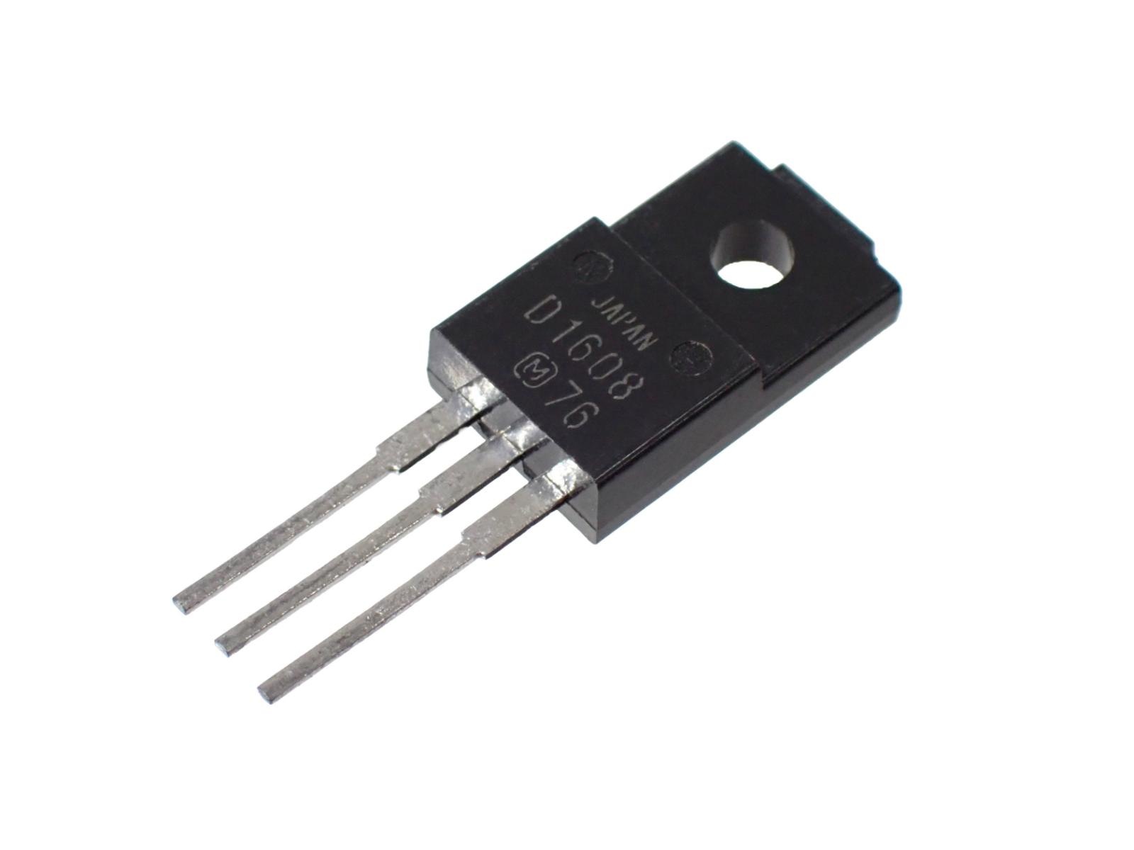 Panasonic NPN 三重拡散 フ?レーナ形 トランジスタ D1608 2SD1608 (2個セット)|部品|カテゴリ別