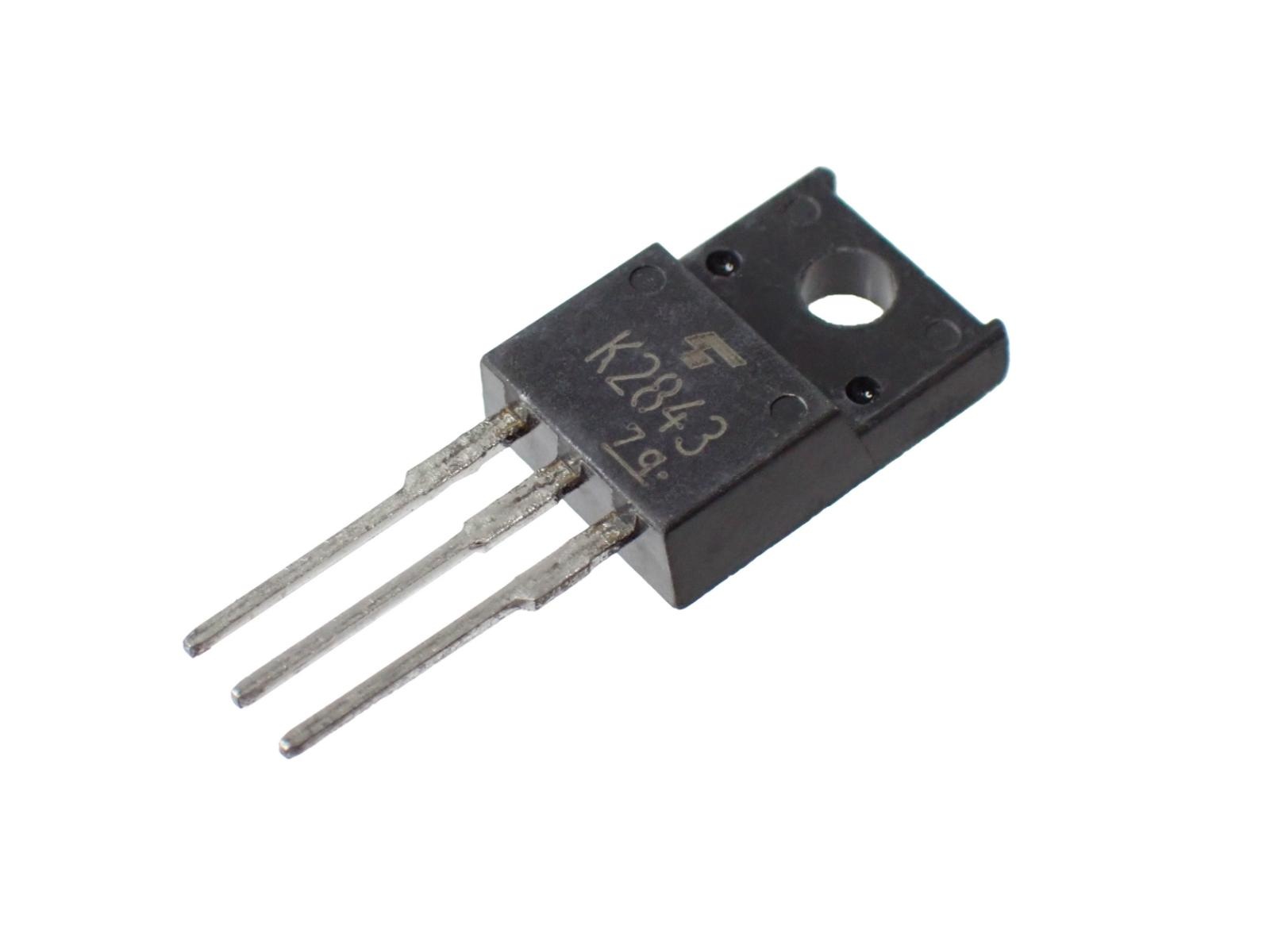 TOSHIBA N-Channel MOS FET 600V 10A K2843 2SK2843 (2個セット)|部品|カテゴリ別