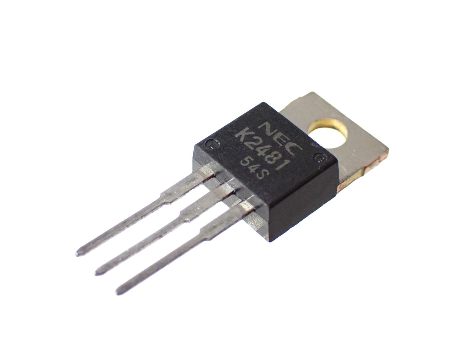NEC N-Channel MOS FET 900V 4A K2481 2SK2481 (5個セット)|部品|カテゴリ別