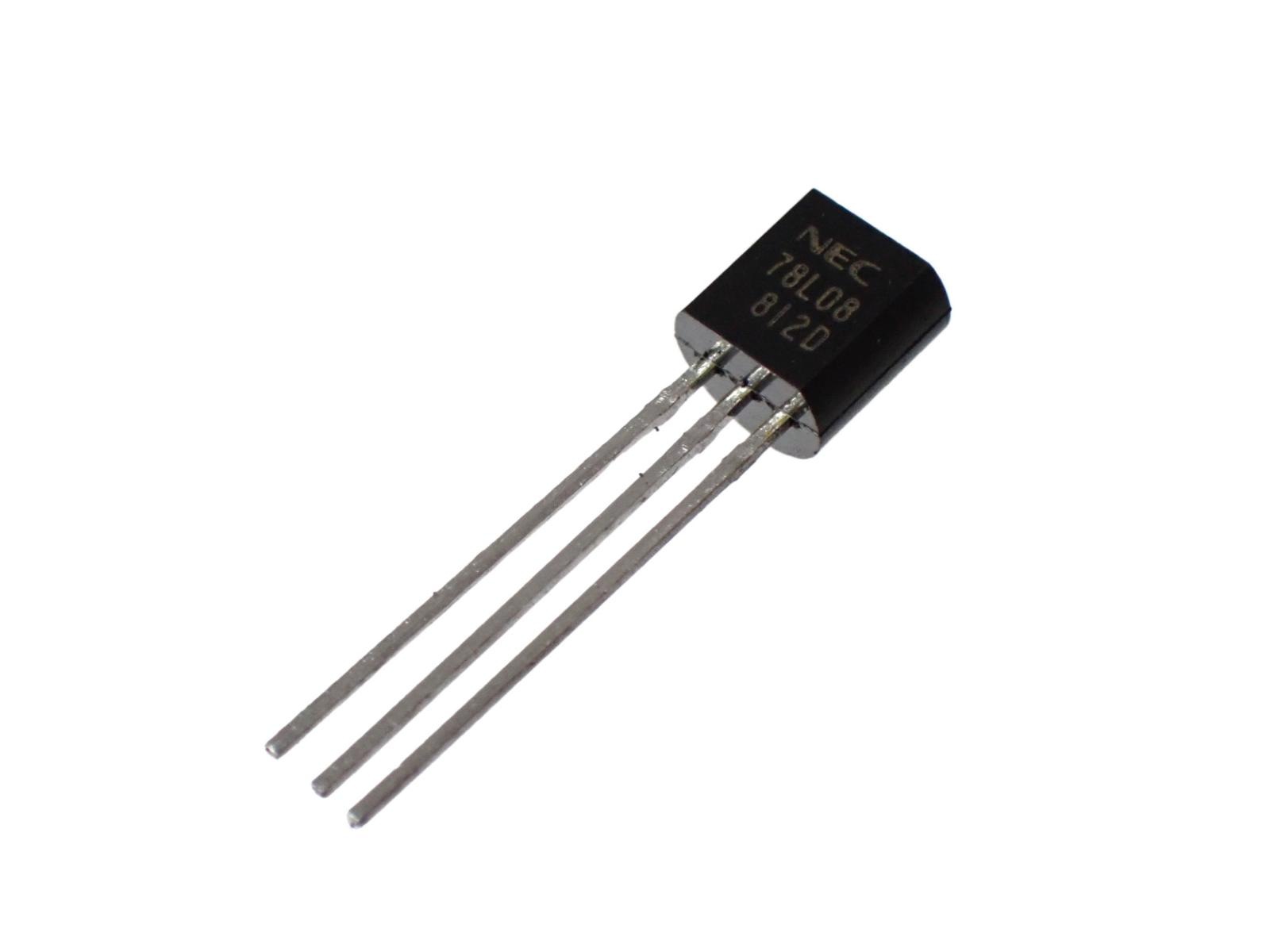 NEC 三端子 レギュレータ 8V 100mA UPC78L08J (10個セット)|部品|カテゴリ別