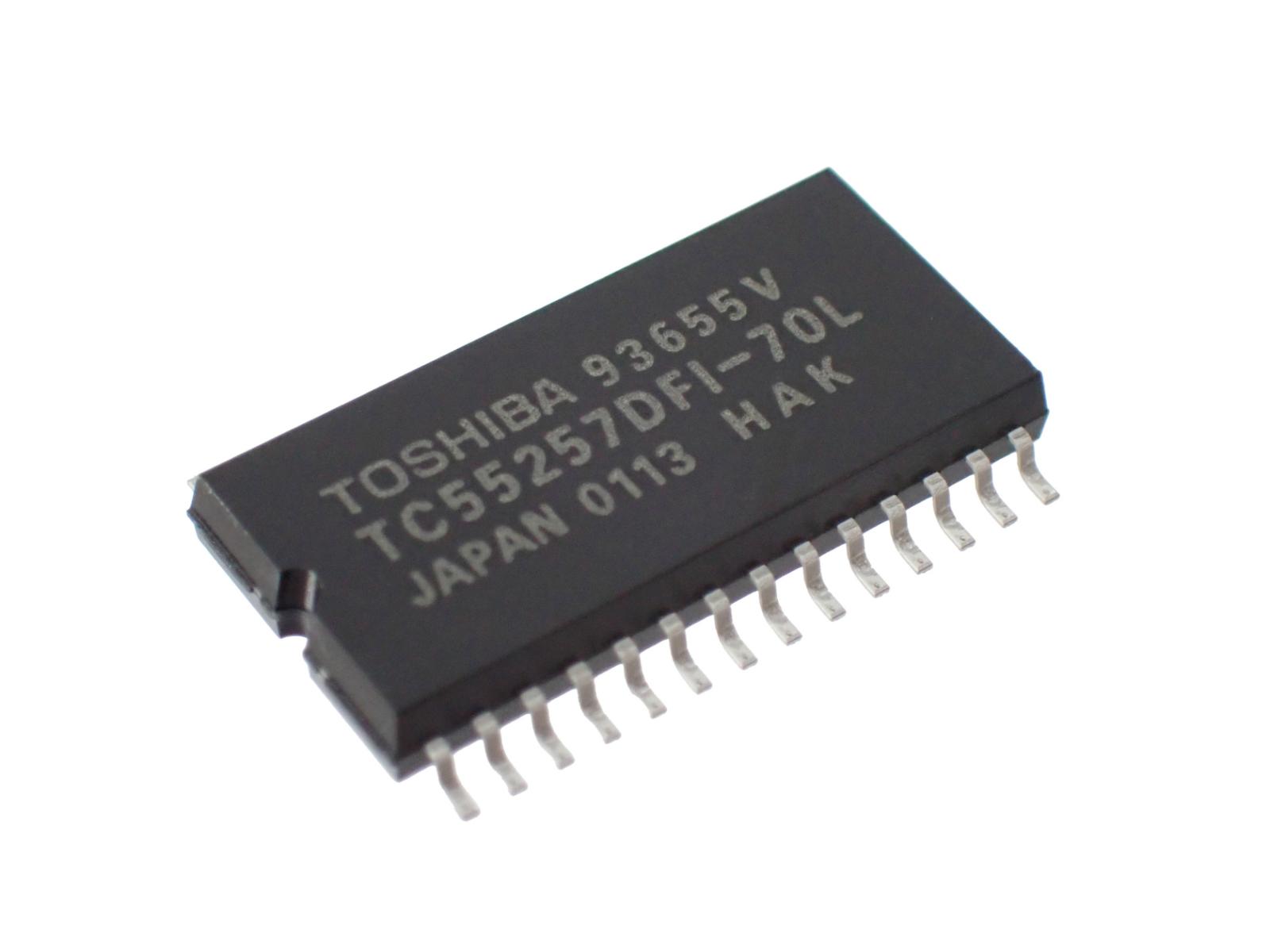 TOSHIBA 8BIT STATIC RAM SRAM TC55257DFI-70L (2個セット)|部品|カテゴリ別
