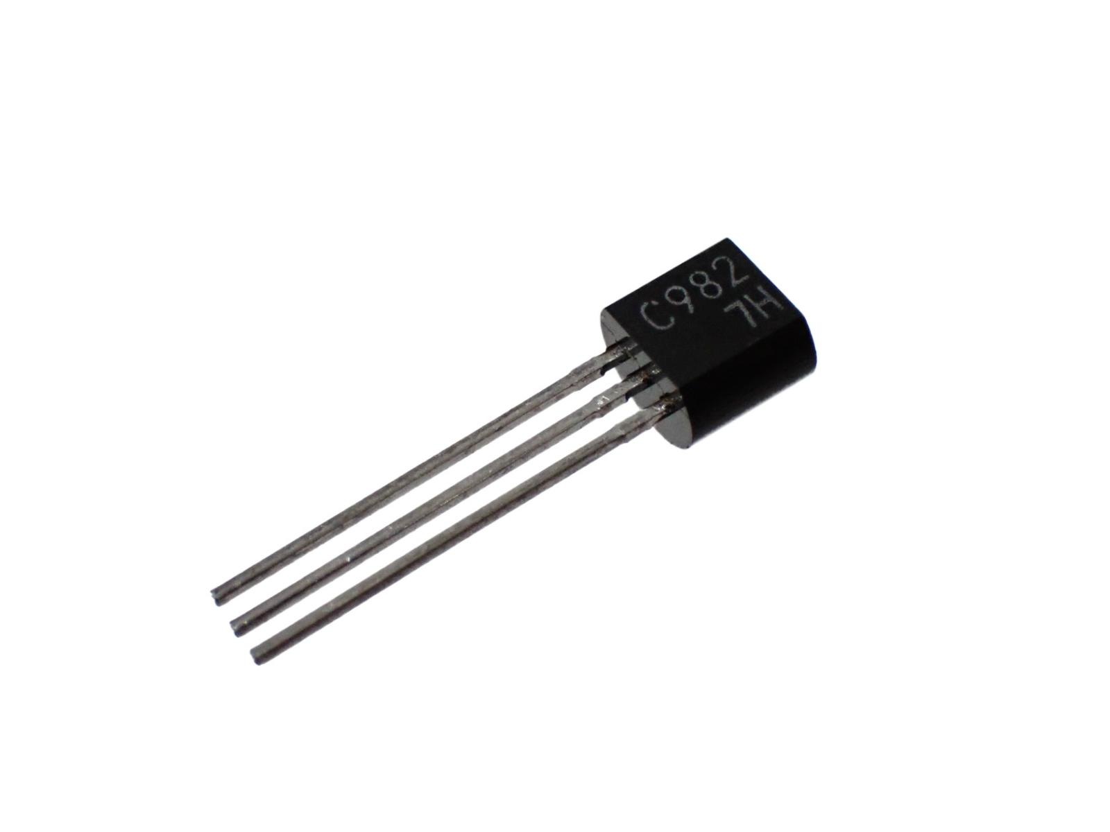 TOSHIBA シリコン NPN トランジスタ 40V 300mA C982 2SC982 (5個セット)|部品|カテゴリ別