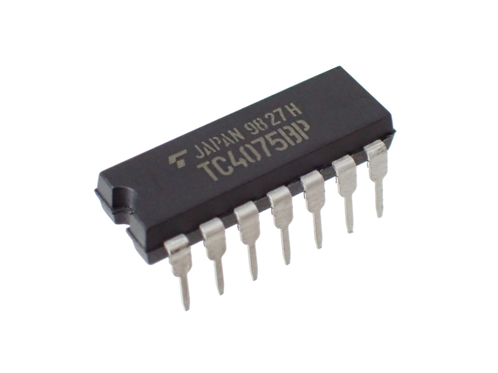 TOSHIBA Triple 3 INPUT AND GATE TC4075BP (5個セット)|部品|カテゴリ別