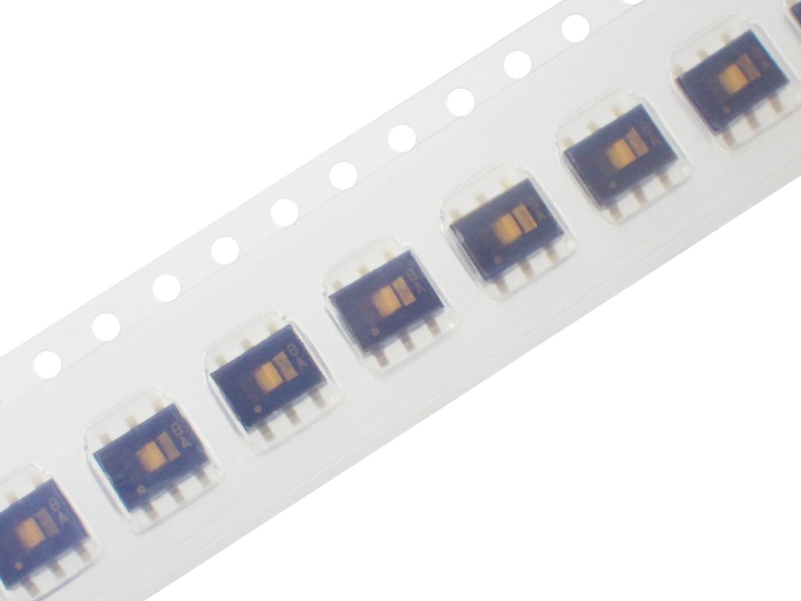 COPAL SMD SLIDE SWITCHES スライド スイッチ 2PDT CAS-220TB (2個セット)|部品|カテゴリ別