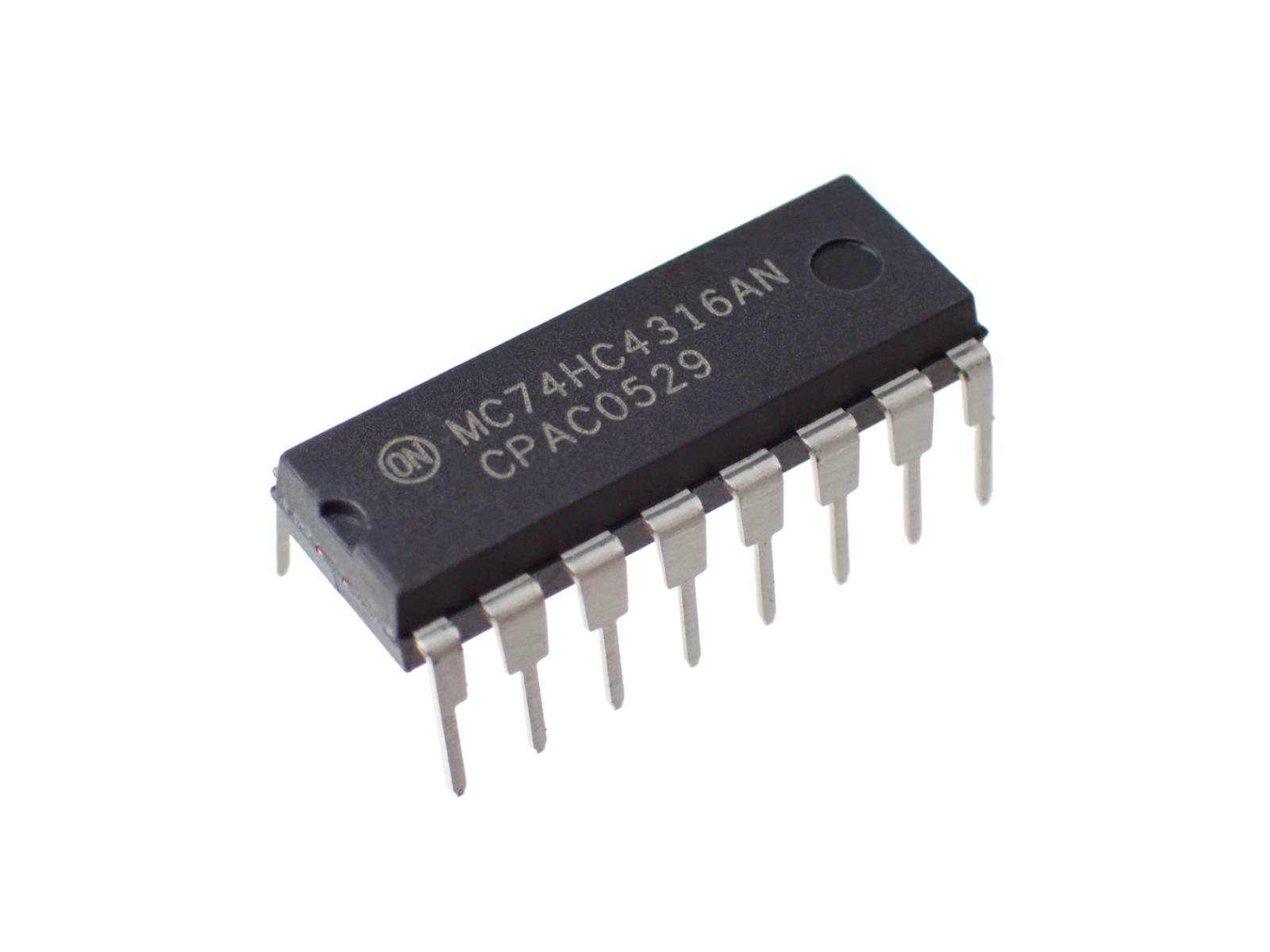 ON Semiconductor Quad Analog Switch / Multiplexer / Demultiplexer MC74HC4316AN (5個セット)|部品|カテゴリ別