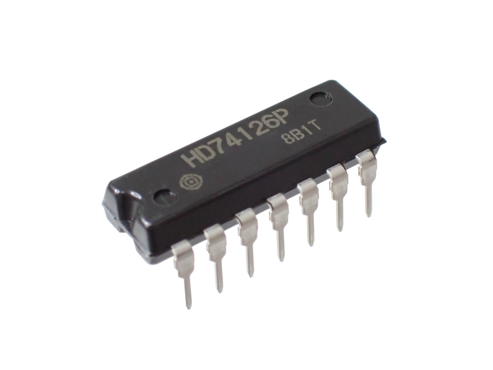 HITACHI Quad Bus Gates with 3-state Output HD74126P (5個セット)|部品|カテゴリ別