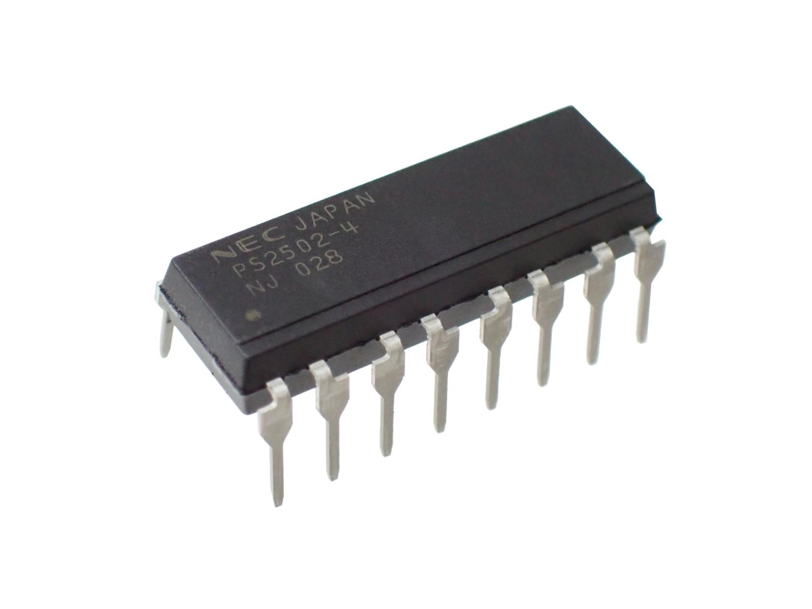 NEC ダーリントン 出力 マルチ フォトカプラ フォトトランジスタ PS2502-4-A (5個セット)|部品|カテゴリ別