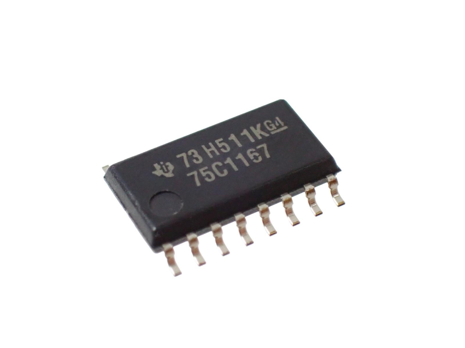 Texas Instruments DUAL DIFFERENTIAL DRIVERS AND RECEIVERS SN75C1167NS (5個セット)