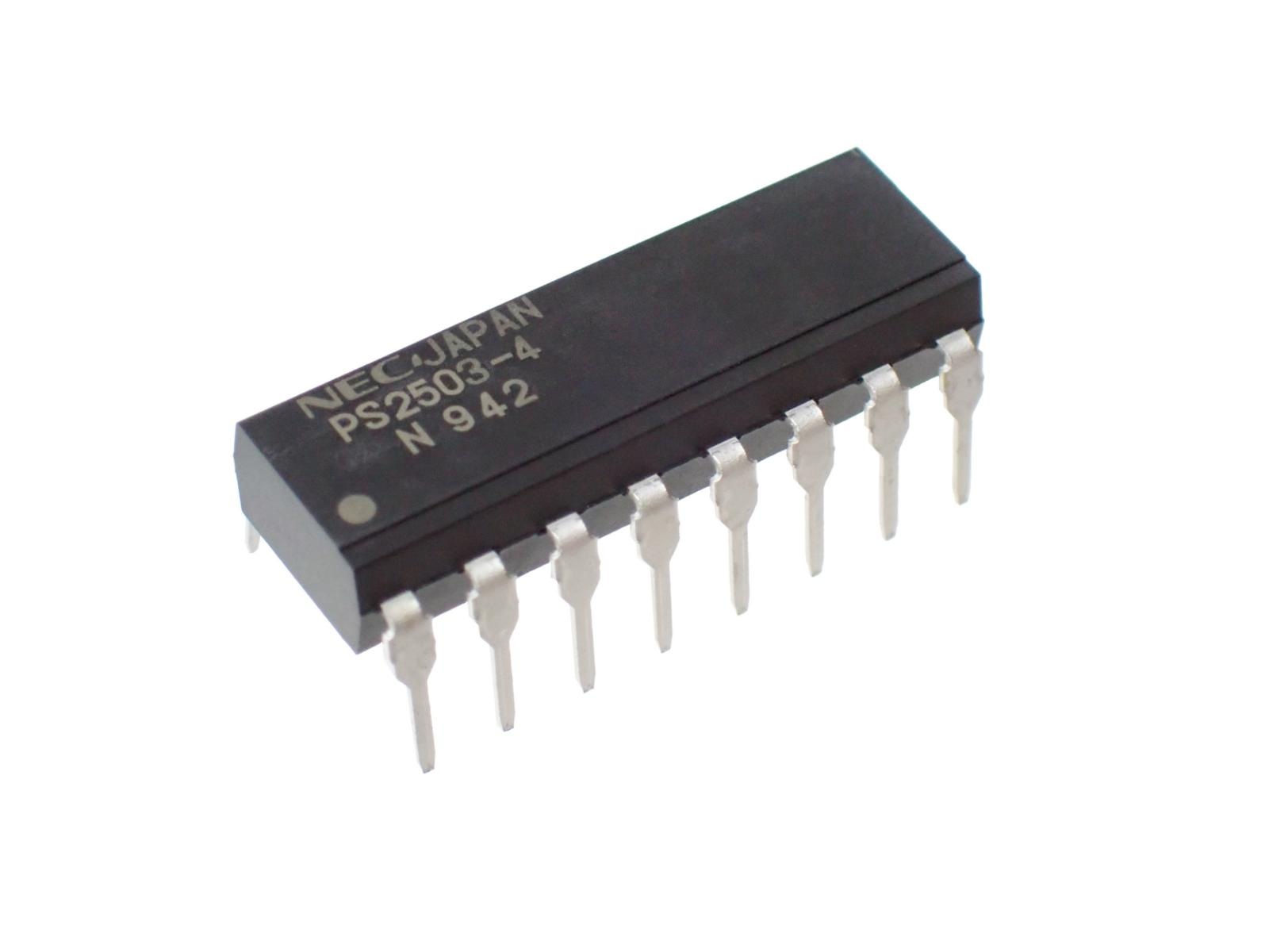NEC 低電流入力 高速応答 4ch マルチ フォトカプラ PS2503-4 (2個セット)|部品|カテゴリ別