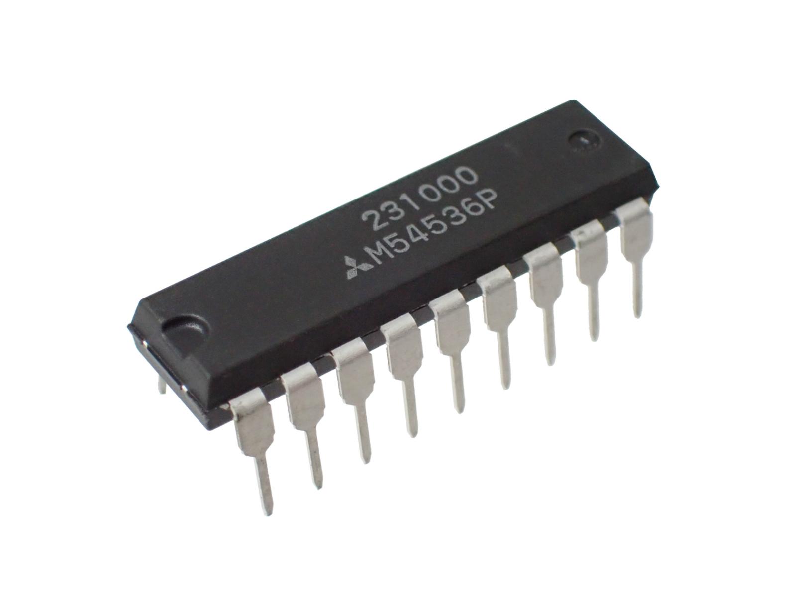 MITSUBISHI 7UNIT 150mA TRANSISTOR ARRAY M54536P (2個セット)|部品|カテゴリ別