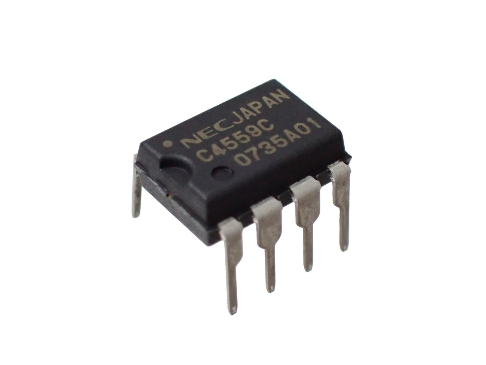 NEC HIGH PERFORMANCE DUAL OPERATIONAL AMPLIFIER オペアンプ UPC4559C-A (5個セット)|部品|カテゴリ別