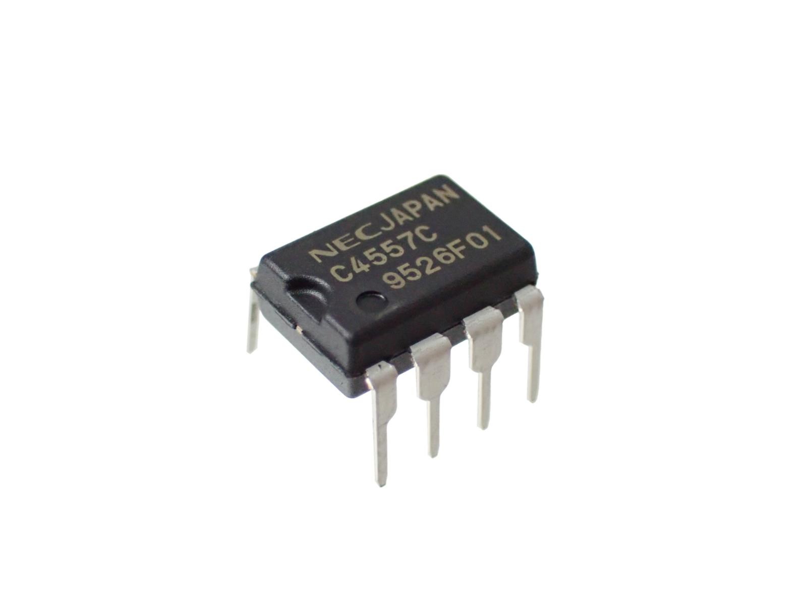 NEC HIGH PERFORMANCE DUAL OPERATIONAL AMPLIFIER オペアンプ C4557C UPC4557C|部品|カテゴリ別