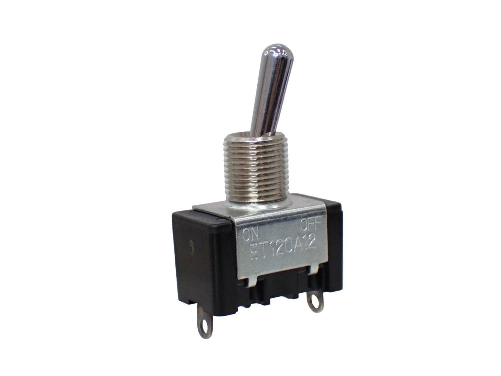 FUJISOKU 小形 トグルスイッチ AC125V 20A AC250V 12A ON - OFF ET120A12-Z|部品|カテゴリ別