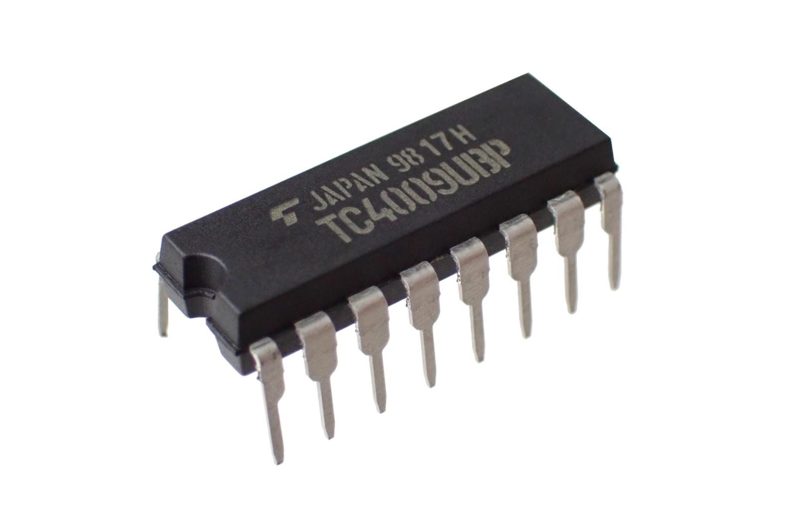 TOSHIBA Hex Buffer Converter INVERTING TYPE TC4009UBP (5個セット)|部品|カテゴリ別