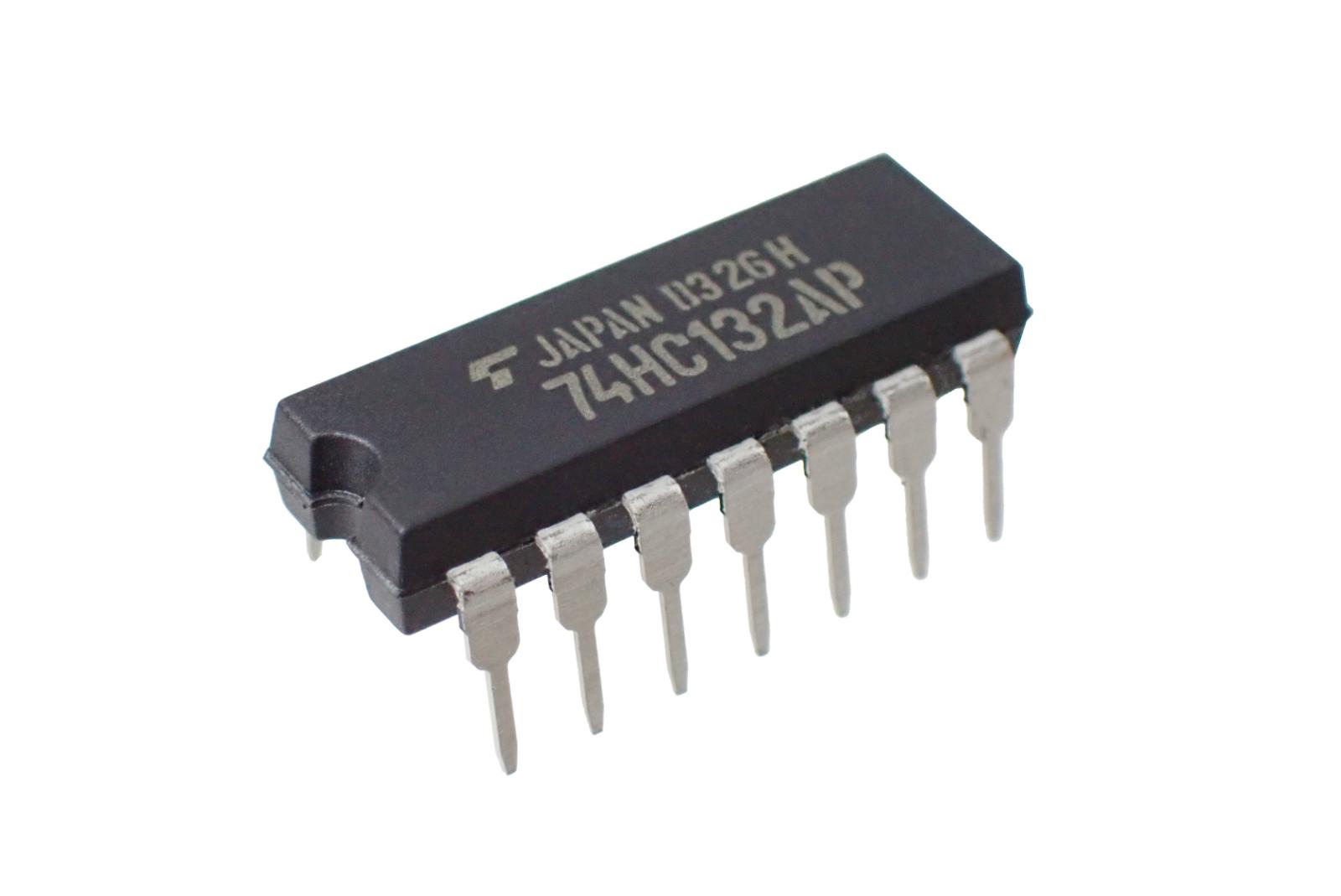 TOSHIBA ロジックIC Quad 2-Input Schmitt NAND Gate TC74HC132AP (5個セット)|部品|カテゴリ別