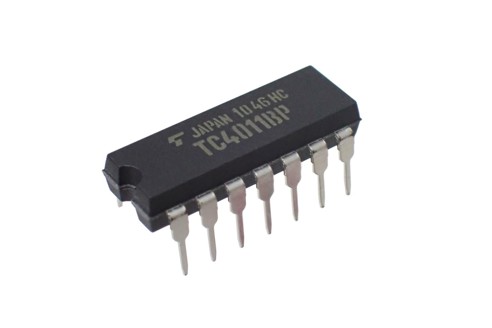 TOSHIBA ロジックIC Quad 2 Input NAND Gate TC4011BP (N,F) (2個セット)|部品|カテゴリ別
