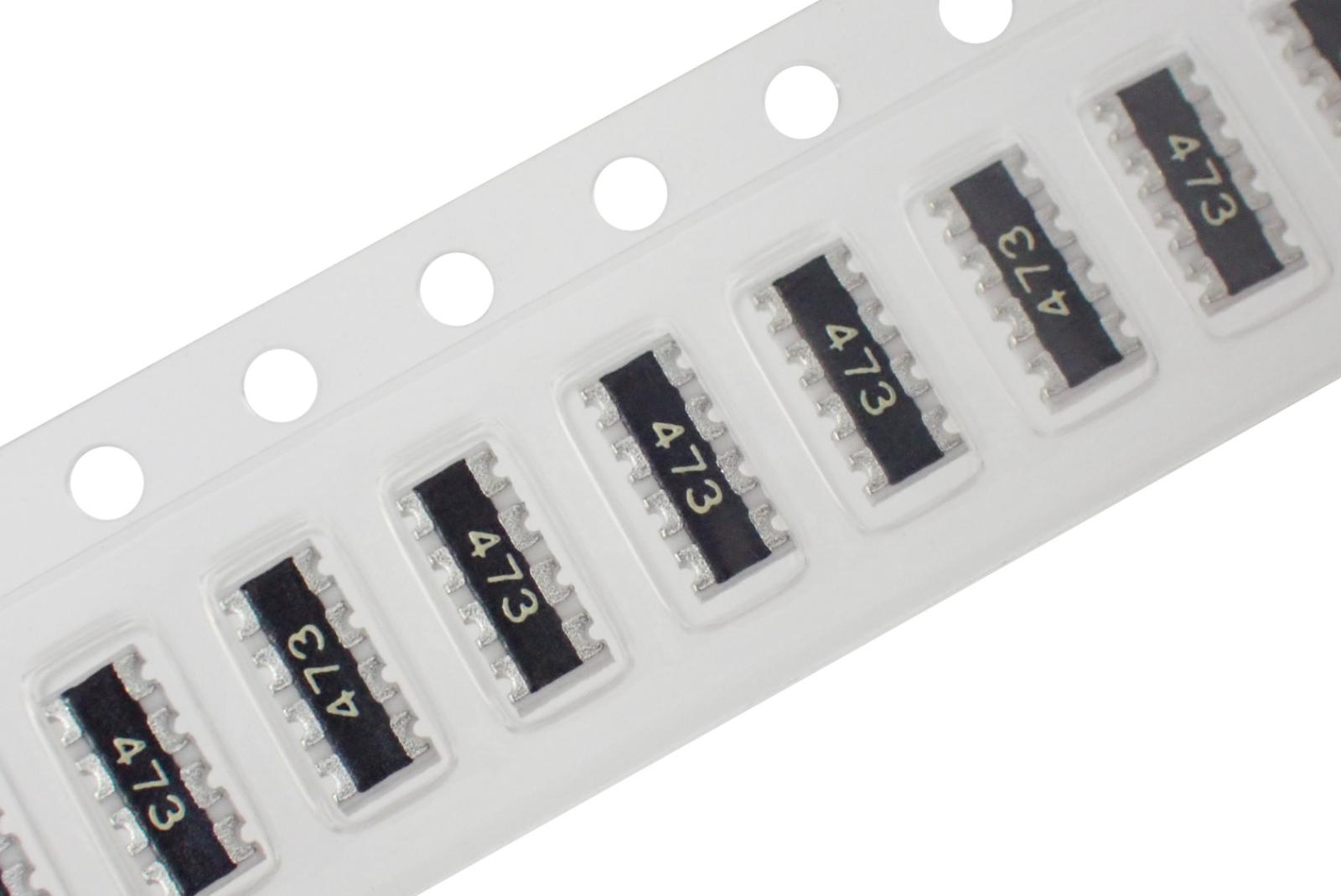 Panasonic SMD 面実装 多連 抵抗器 チップネットワーク 抵抗アレイ 47KΩ J ±5% 2012 EXBS8V473J (5個セット)|部品|カテゴリ別