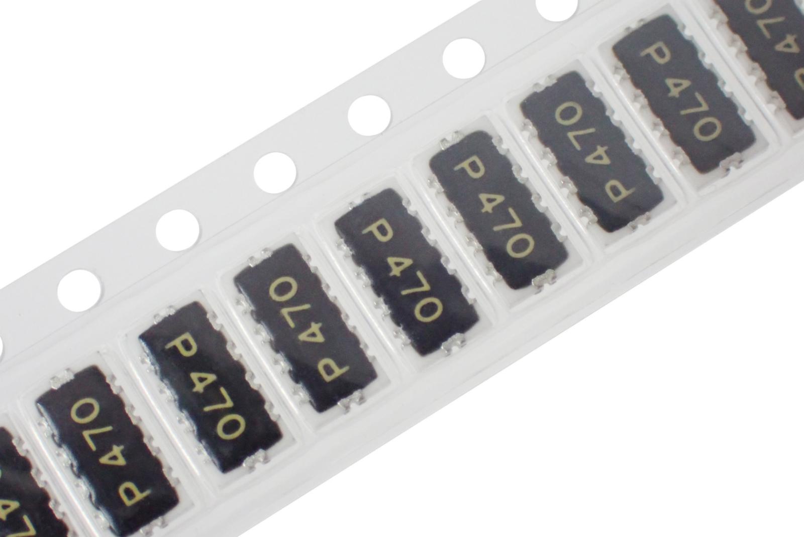 Panasonic SMD 面実装 コンデンサ チップネットワーク コンデンサネットワーク 47pF ± 20% 2512 EZANPE470M (5個セット)|部品|カテゴリ別