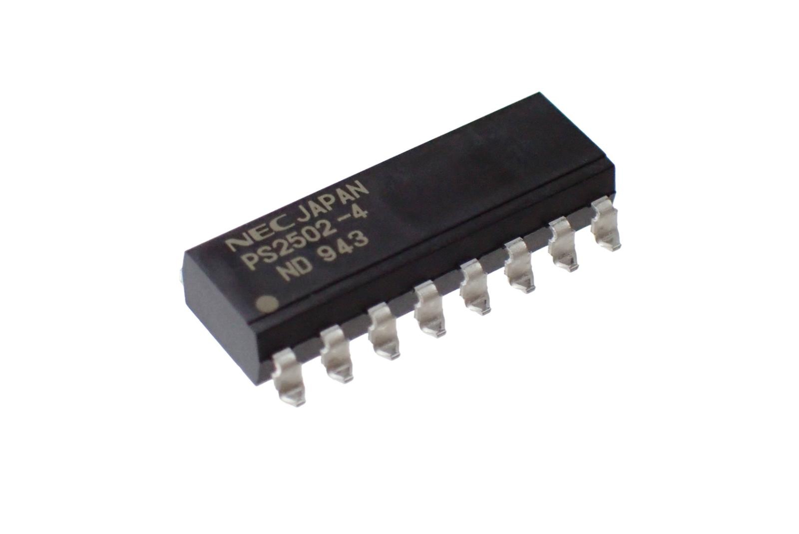 NEC SMD 面実装 ダーリントン出力 マルチ フォトカプラ PS2502L-4 (5個セット)|部品|カテゴリ別