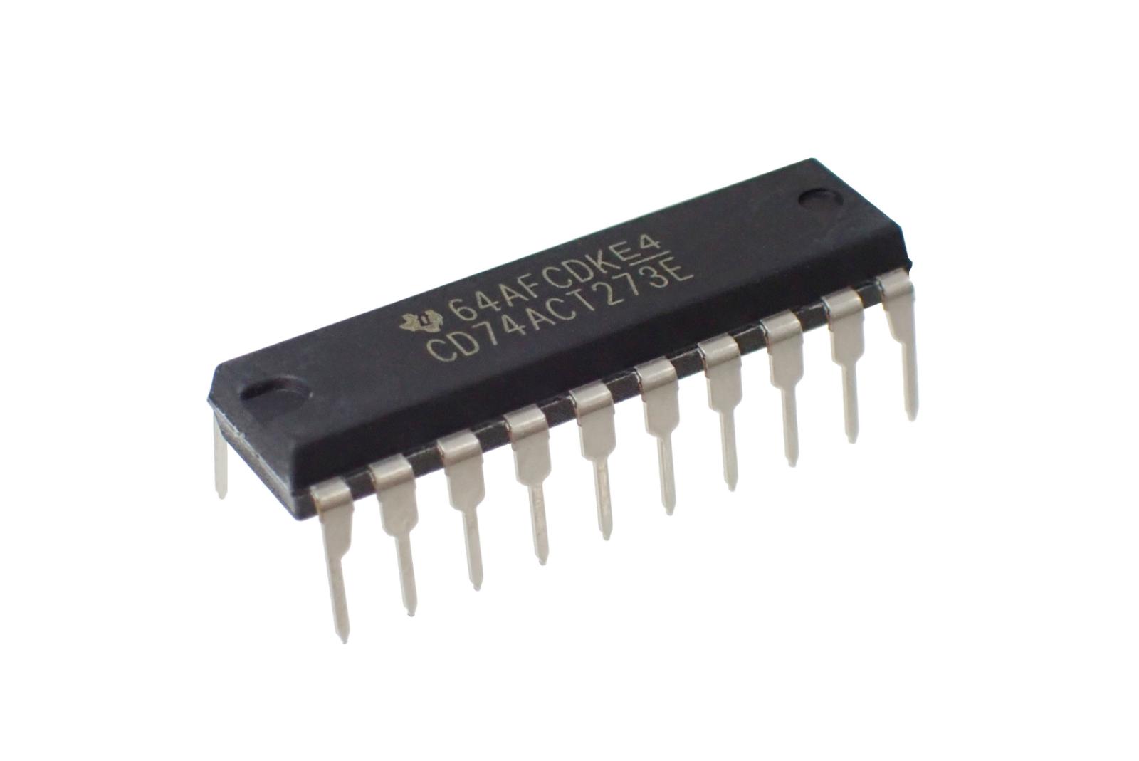 Texas Instruments ロジックIC Octal D Flip-Flop with Reset CD74ACT273E (5個セット)|部品|カテゴリ別