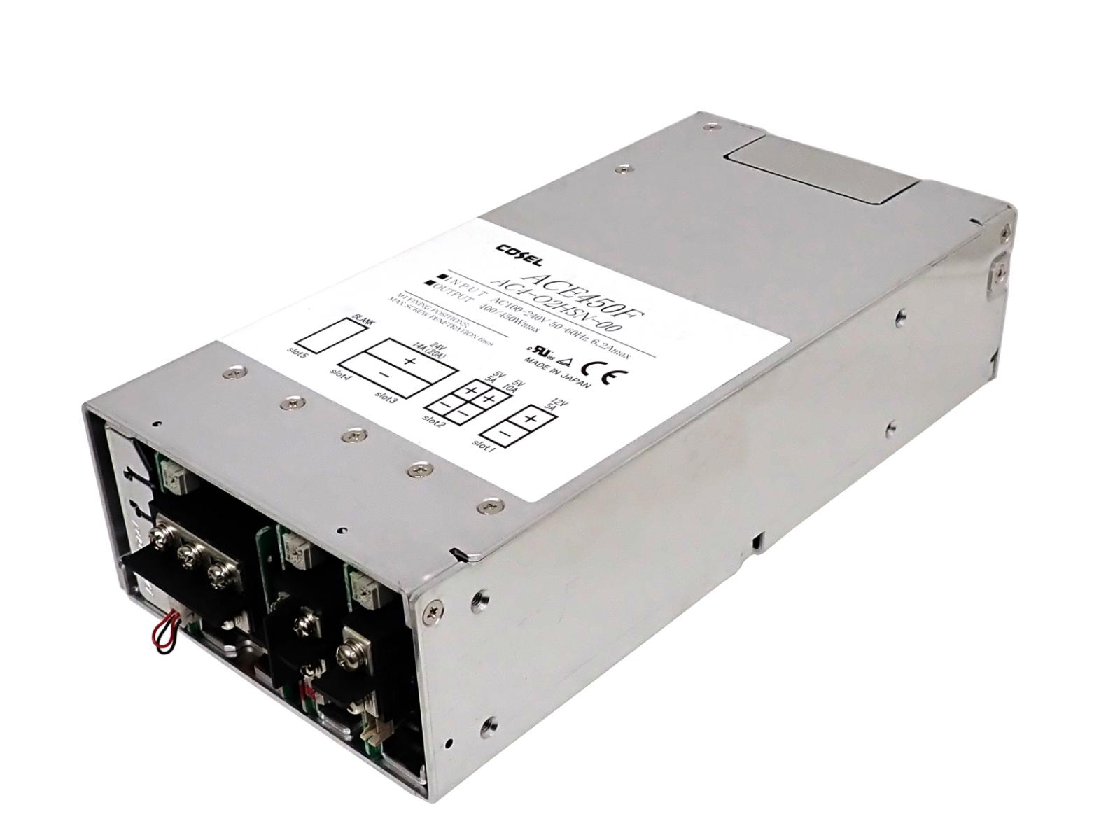 COSEL スイッチング電源 AC-DCコンバータ マルチスロット スロット数:5 400W - 450W ACE450F AC4-O2HSN-00|部品|カテゴリ別