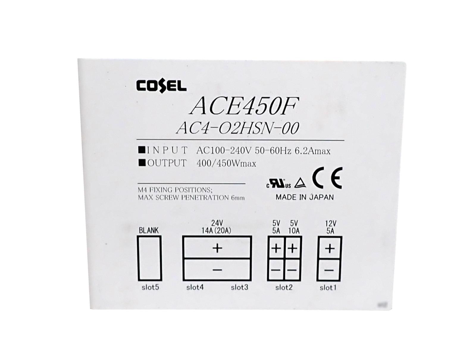 COSEL スイッチング電源 AC-DCコンバータ マルチスロット スロット数:5