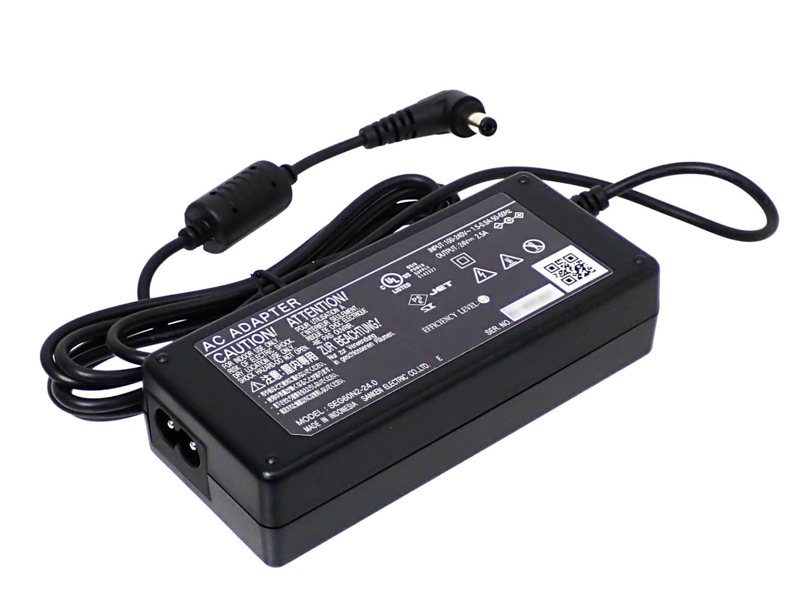 SANKEN 小型 スイッチング ACアダプタ 24V 2.5A 60W SEG60N2