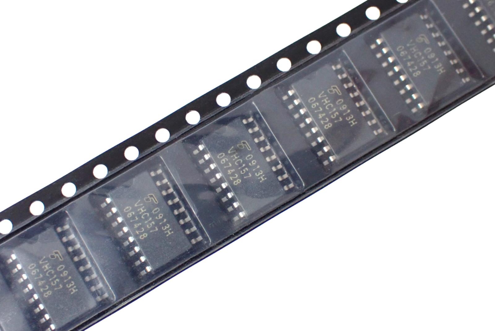 TOSHIBA ロジックIC Quad 2Channel Multiplexer TC74VHC157F (EL,F) (5個セット) カテゴリ別,部品,半導体製品,ロジックIC