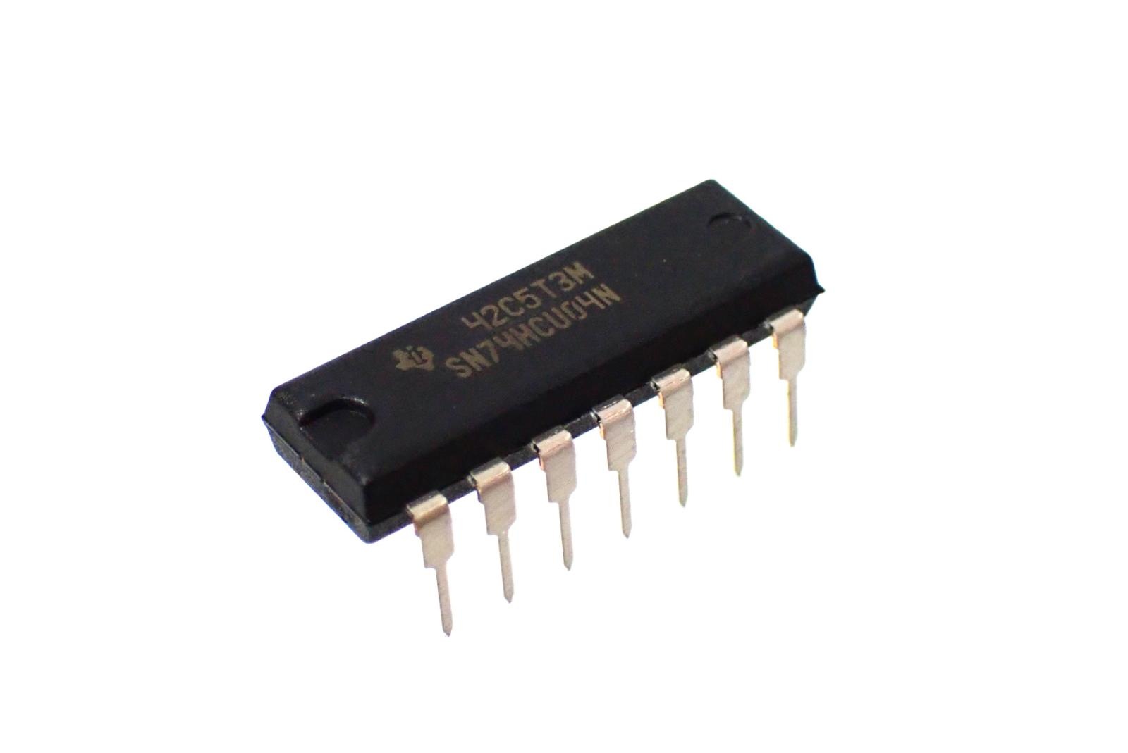 Texas Instruments HEX INERERS SN74HCU04N (5個セット)|部品|カテゴリ別