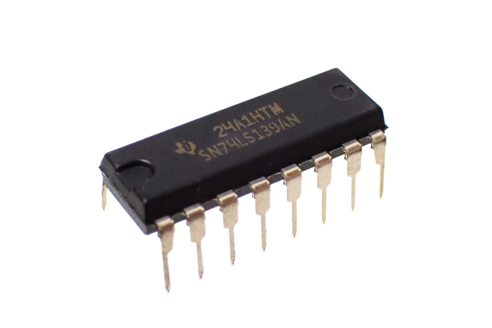 Texas Instruments DUAL 2-LINE TO 4-LINE DECODERS / DEMULTIPLEXERS SN74LS139AN (5個セット)