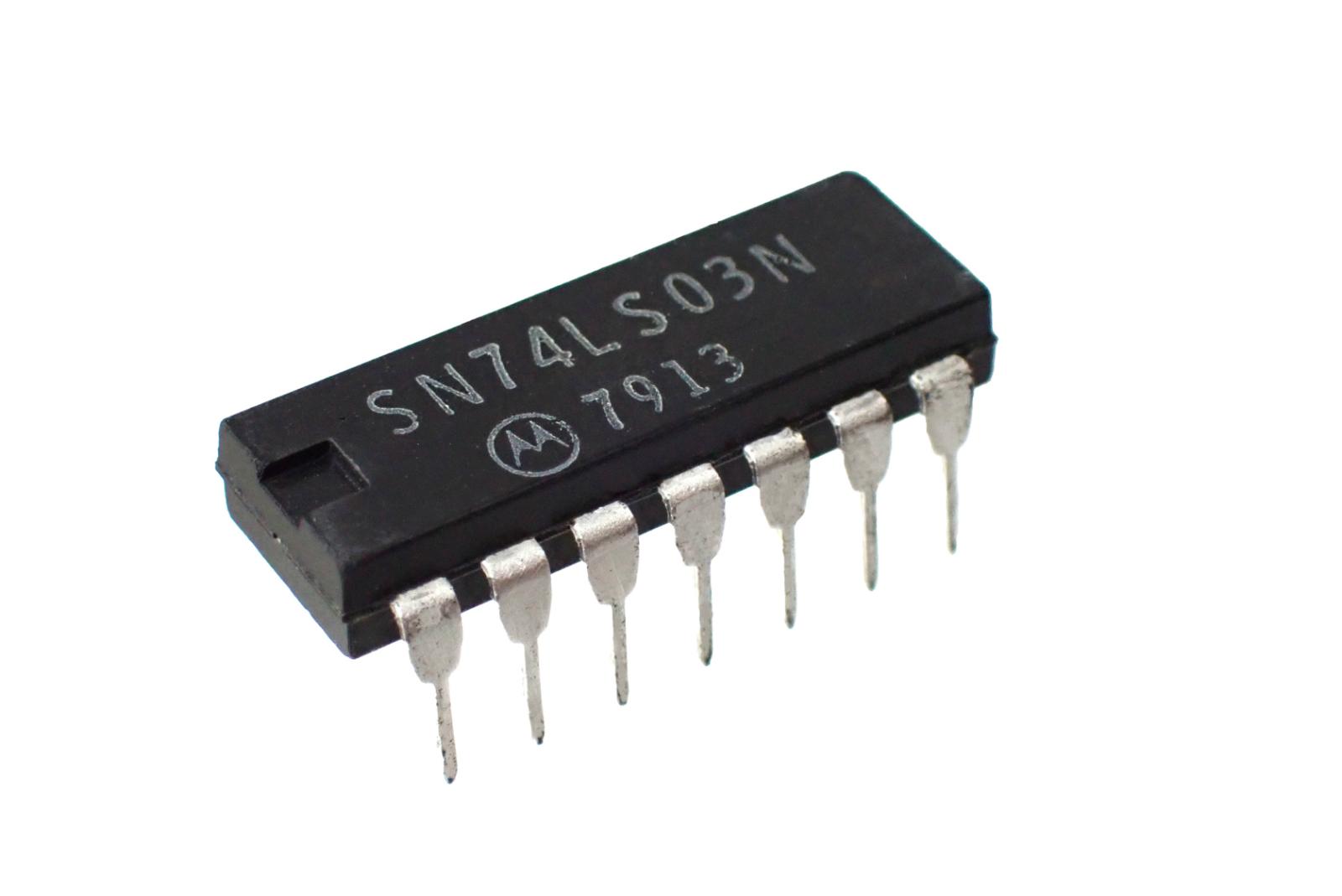 Texas Instruments UADRUPLE 2-INPUT POSITIVE-NANO GATES SN74LS03N (5個セット)|部品|カテゴリ別