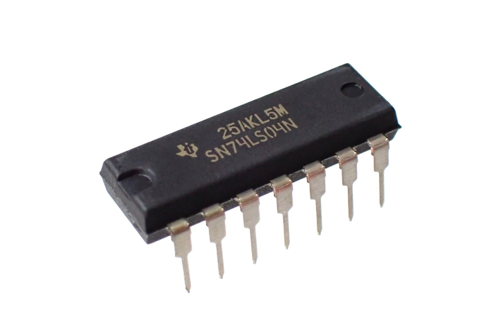 Texas Instruments HEX INERERS SN74LS04N (5個セット)