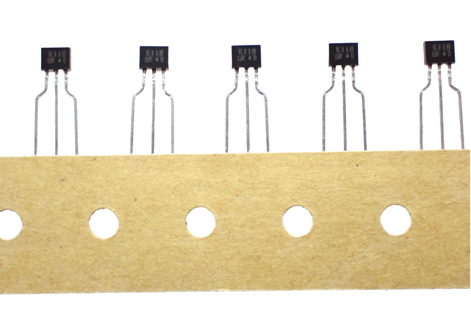 TOSHIBA N-Channel Power MOSFET トランジスタ -50V 10mA 2SK118-GR (TPE4) (5個セット)|部品|カテゴリ別