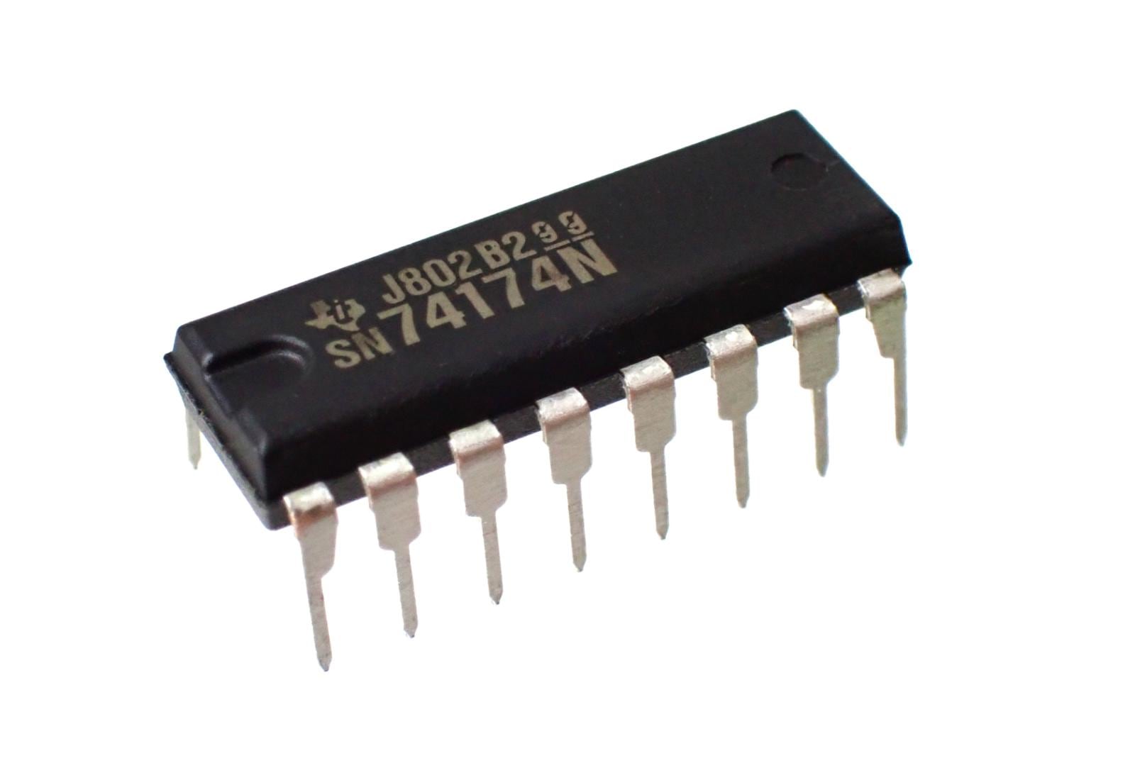 Texas Instruments HEX D-TYPE FLIP-FLOPS SN74174N (5個セット)