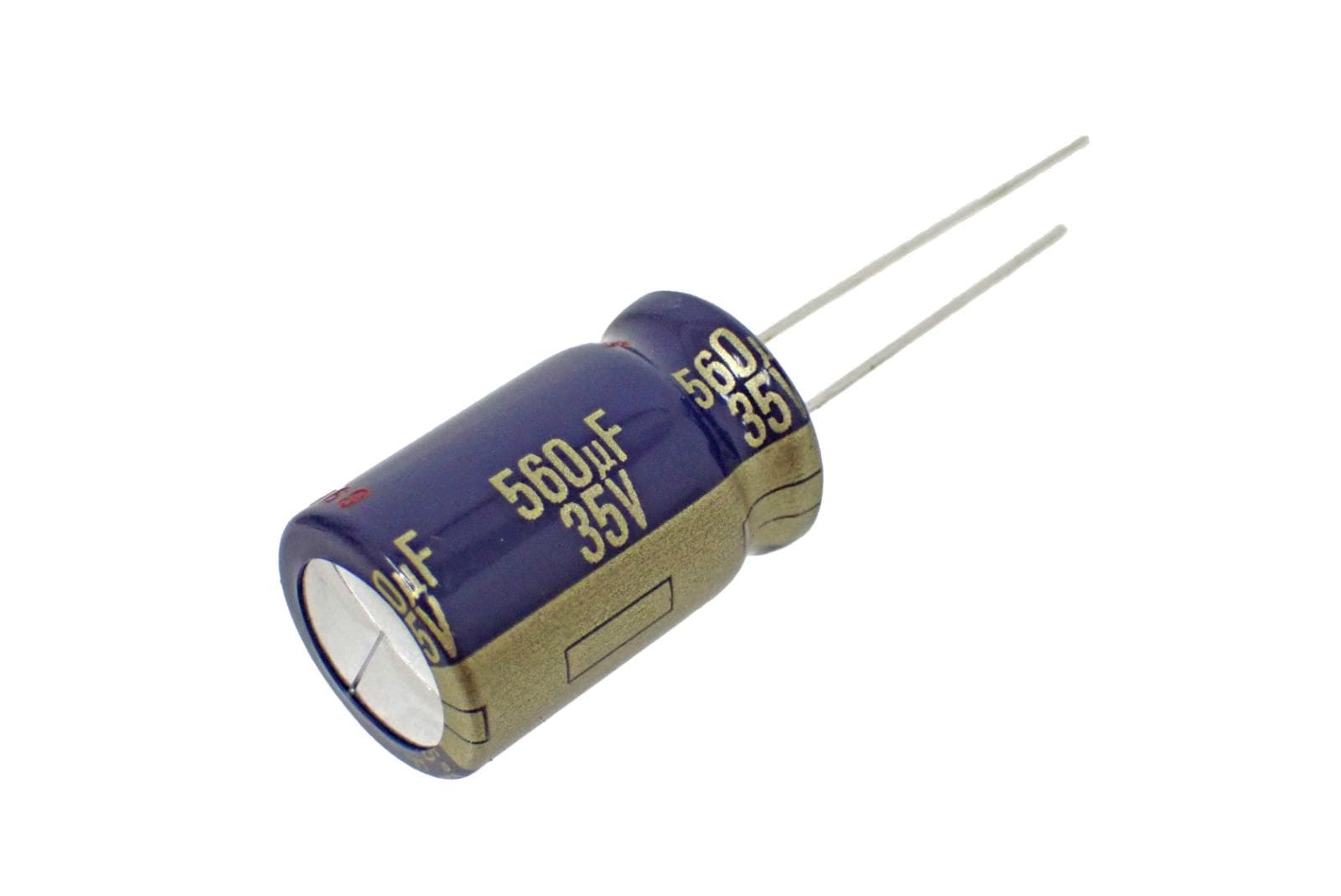 Panasonic ラジアルリード アルミ 電解コンデンサ 35V 560uF 105℃ EEUFC1V561S (2個セット)|部品|カテゴリ別