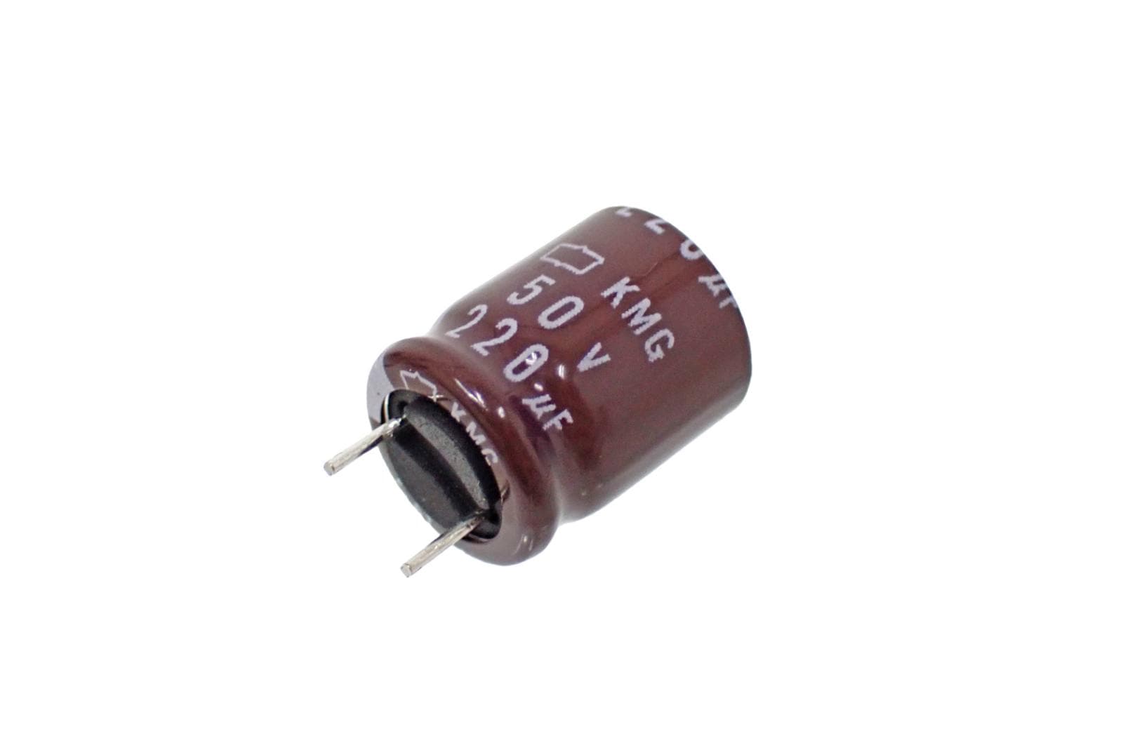 NIPPON CHEMI CON ラジアルリード アルミ 電解コンデンサ 50V 220uF 105℃ EKMG500EC3221MJC5S (5個セット)|部品|カテゴリ別