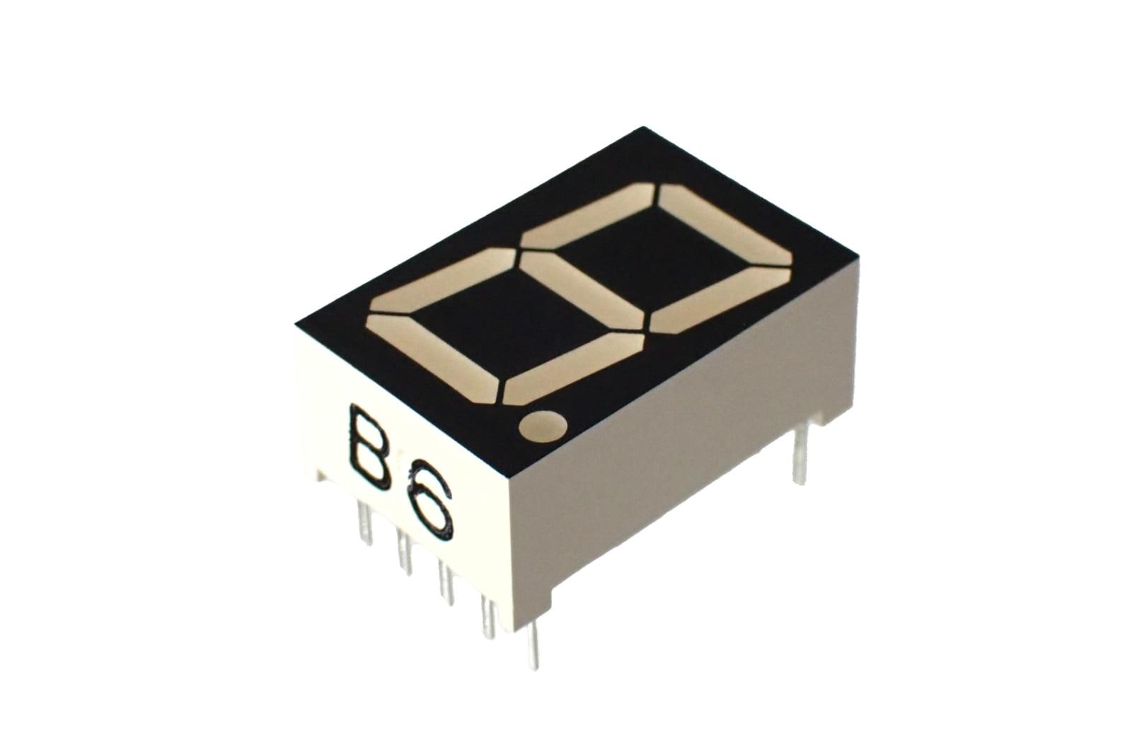 STANLEY 1桁 LED数字表示器 赤 カソード NKR161B (2個セット)