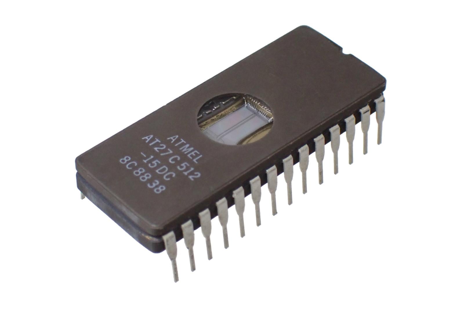 ATMEL UV EPROM 512K AT27C512-15DC