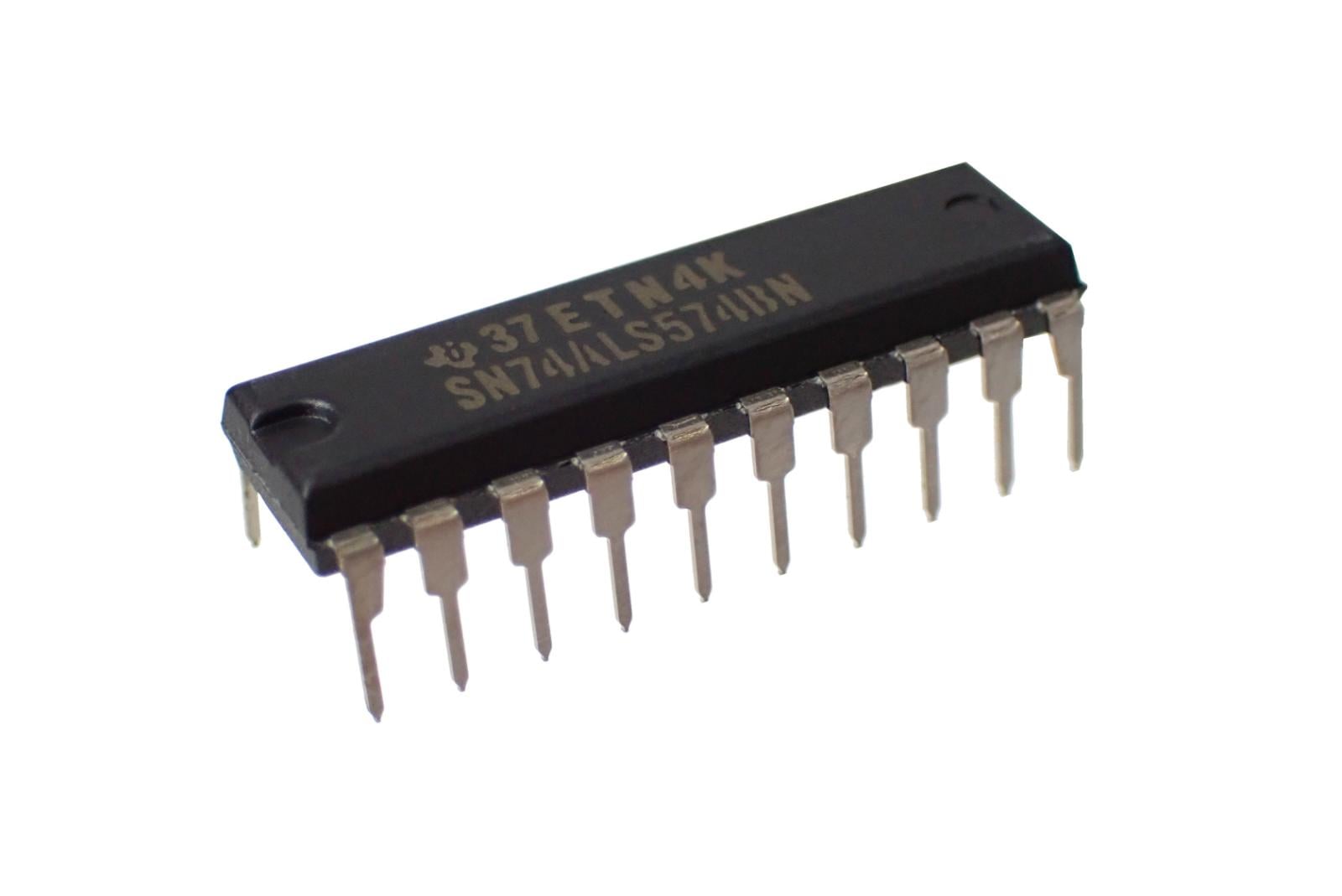 Texas Instruments ロジックIC OCTAL D-TYPE EDGE-TRIGGERED FLIP-FLOPS SN74ALS574BN (5個セット)