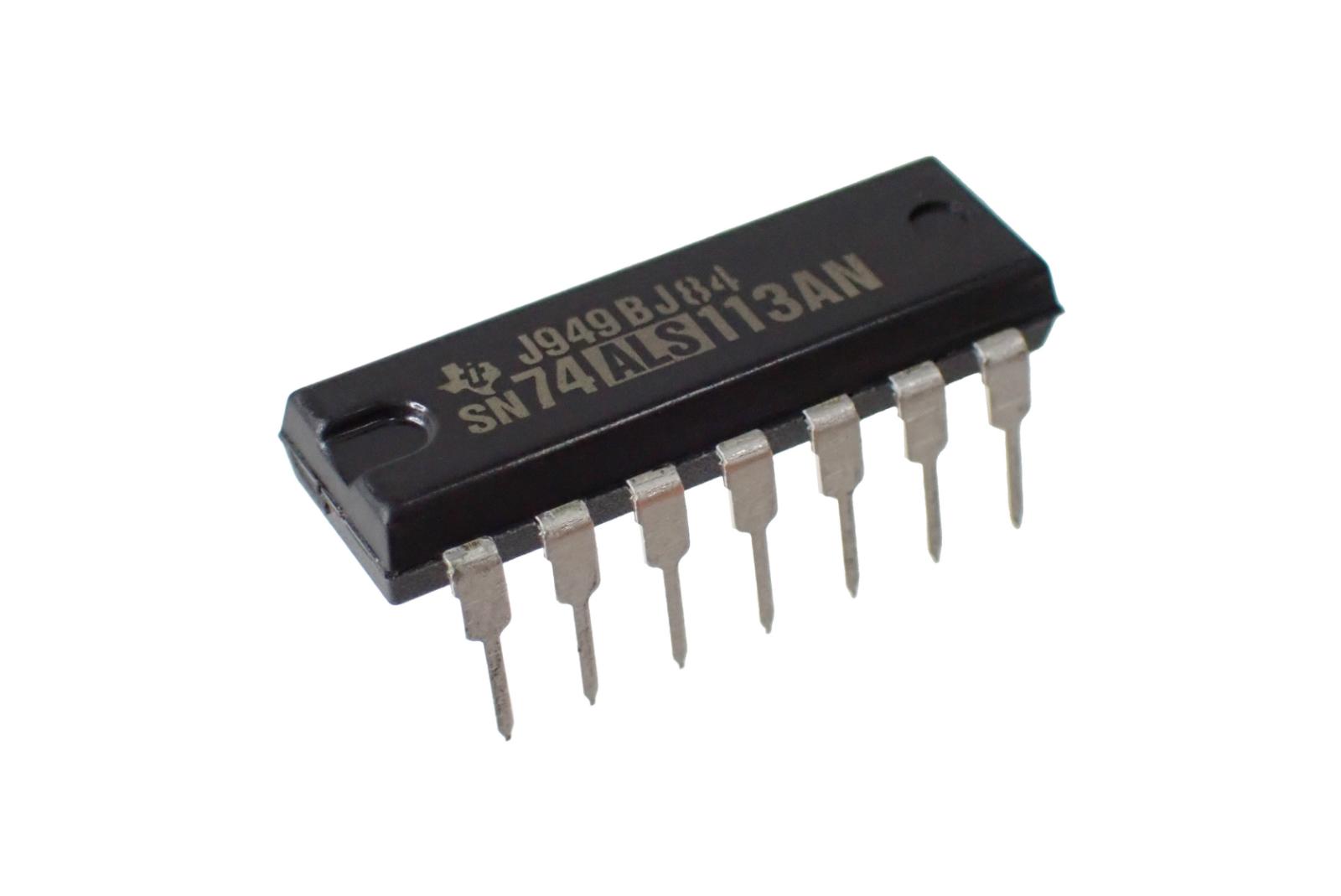 Texas Instruments ロジックIC DUAL J-K NEGATIVE-EDGE-TRIGGERED FLIP-FLOPS SN74ALS113AN (5個セット)