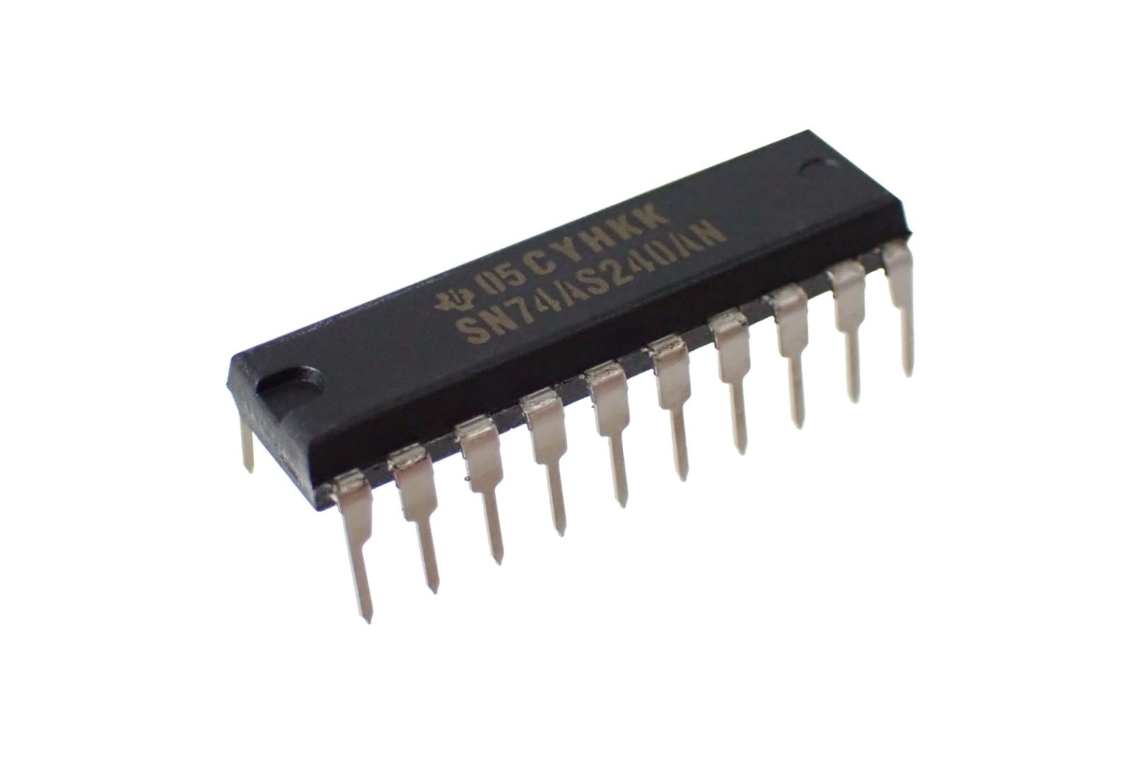 Texas Instruments ロジックIC OCTAL BUFFERS/DRIVERS WITH 3-STATE OUTPUTS SN74AS240AN (2個セット)