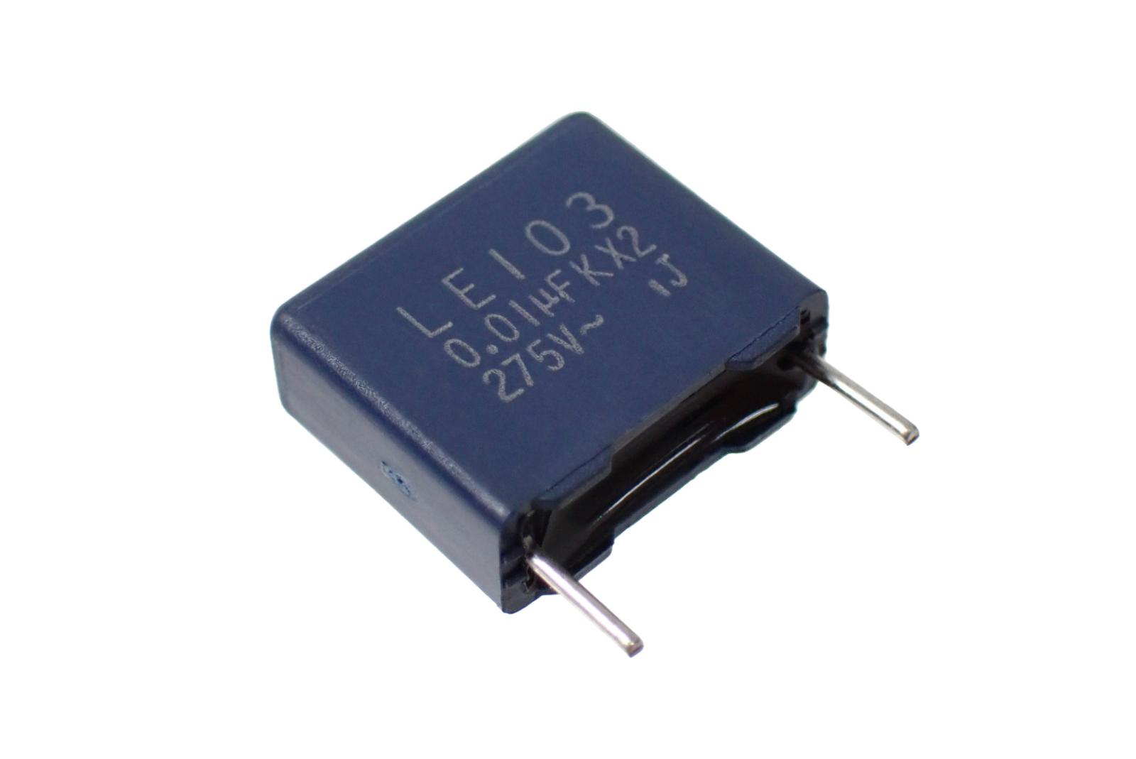 OKAYA ノイズサプレッションキャパシタ 0.01μF リード長 3.5mm 定格電圧 275V 100° LE103-C3.5 (5個セット)|部品|カテゴリ別