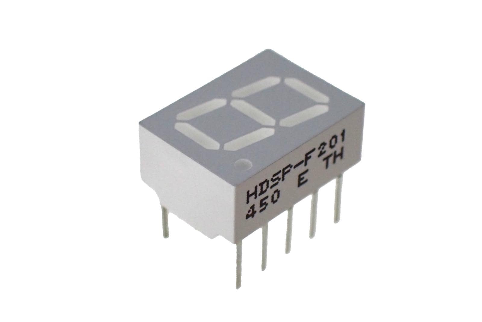 AVAGO 1桁 7セグ LED 数字表示器 赤 RED HDSP-F201 (2個セット)