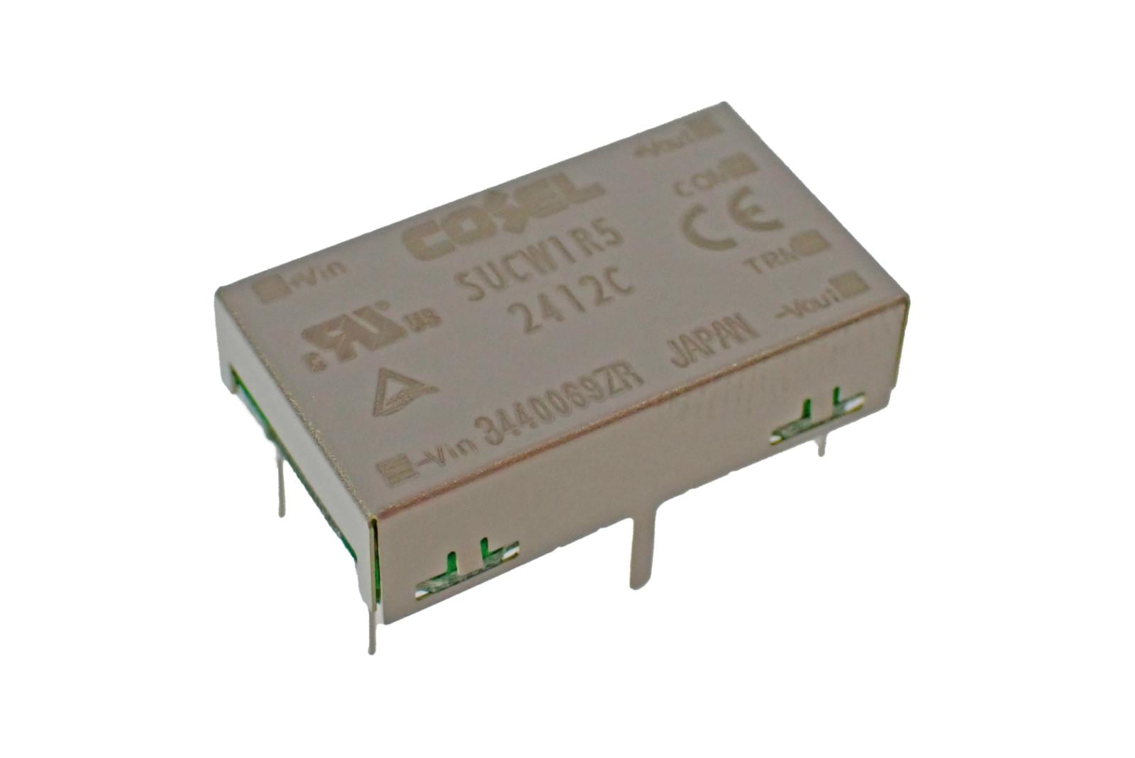 COSEL 絶縁型 DC/DCコンバータ 12V 24V 0.065A 1.56W SUCW1R52412C