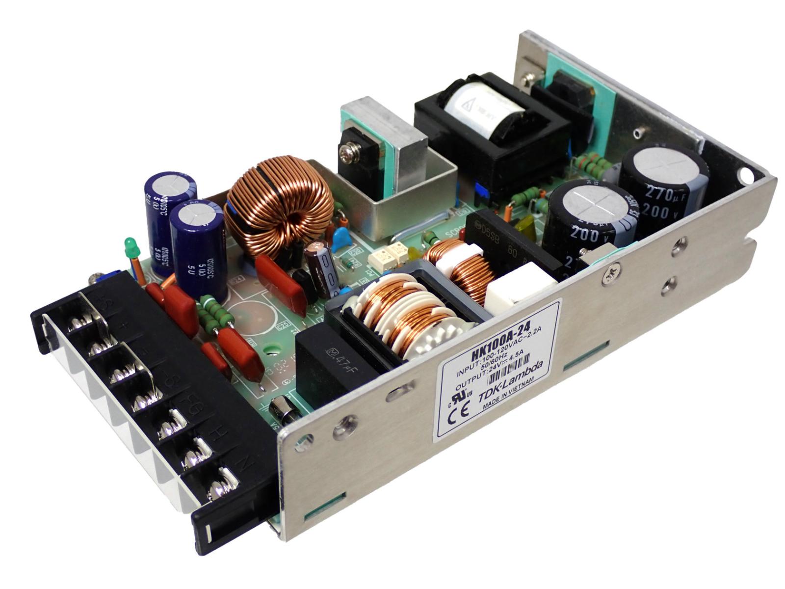 TDK LAMBDA 単出力 スイッチング電源 108W 24V 4.5A HK100A-24