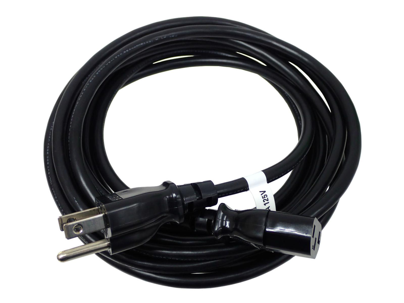 KDK 電源ケーブル 3ピン ソケット (メス) 3ピン プラグ (オス) 125V 7A 4m KWD-UJ-4MBS