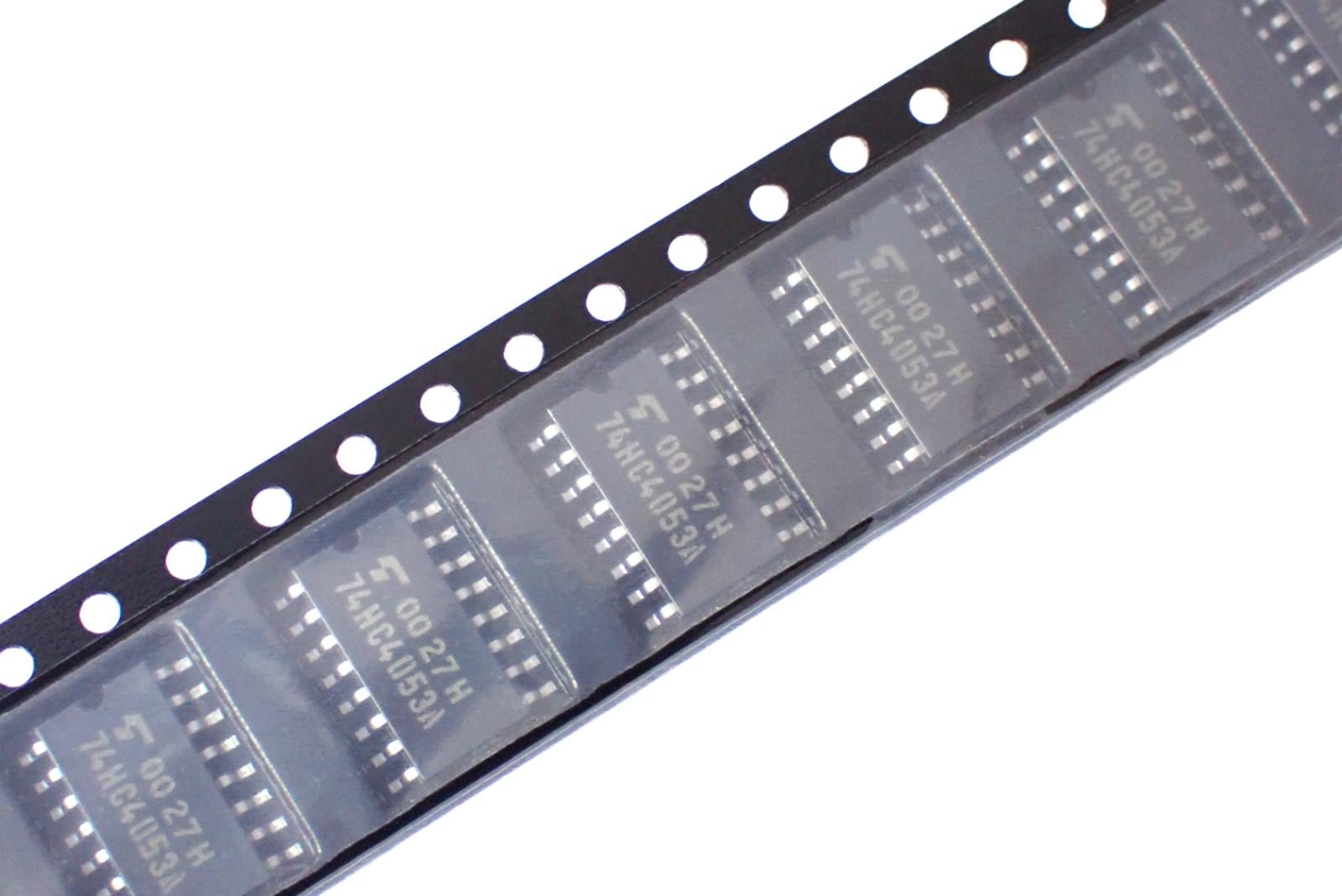 TOSHIBA SMD 面実装 ロジックIC マルチプレクサ Triple 2-Channel Analog Multiplexer / Demultiplexer TC74HC4053AF (EL) (5個セット)
